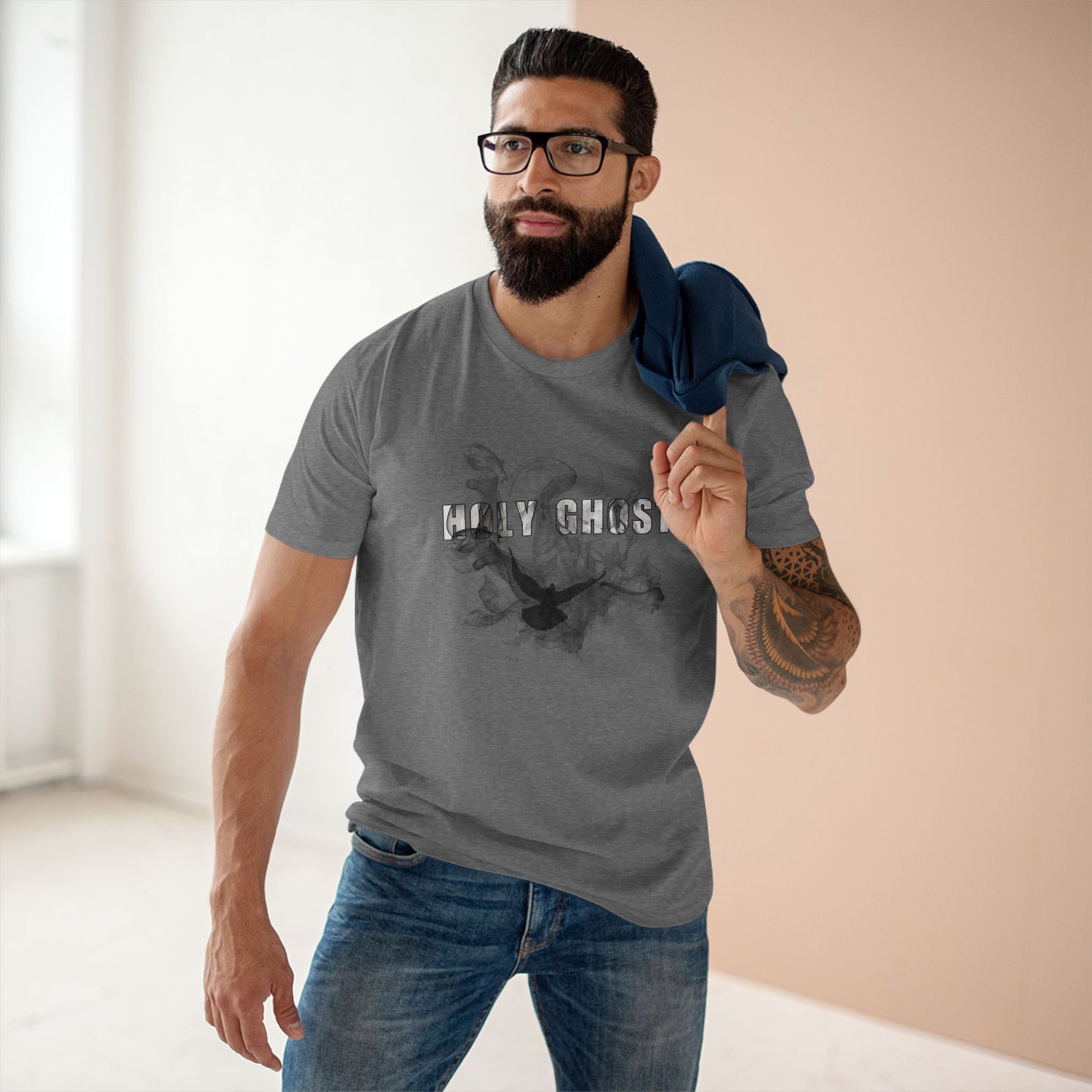 Copy of Holy Ghost Smoke T-Shirt (Black) – Bold Christian Streetwear Faith Tee
