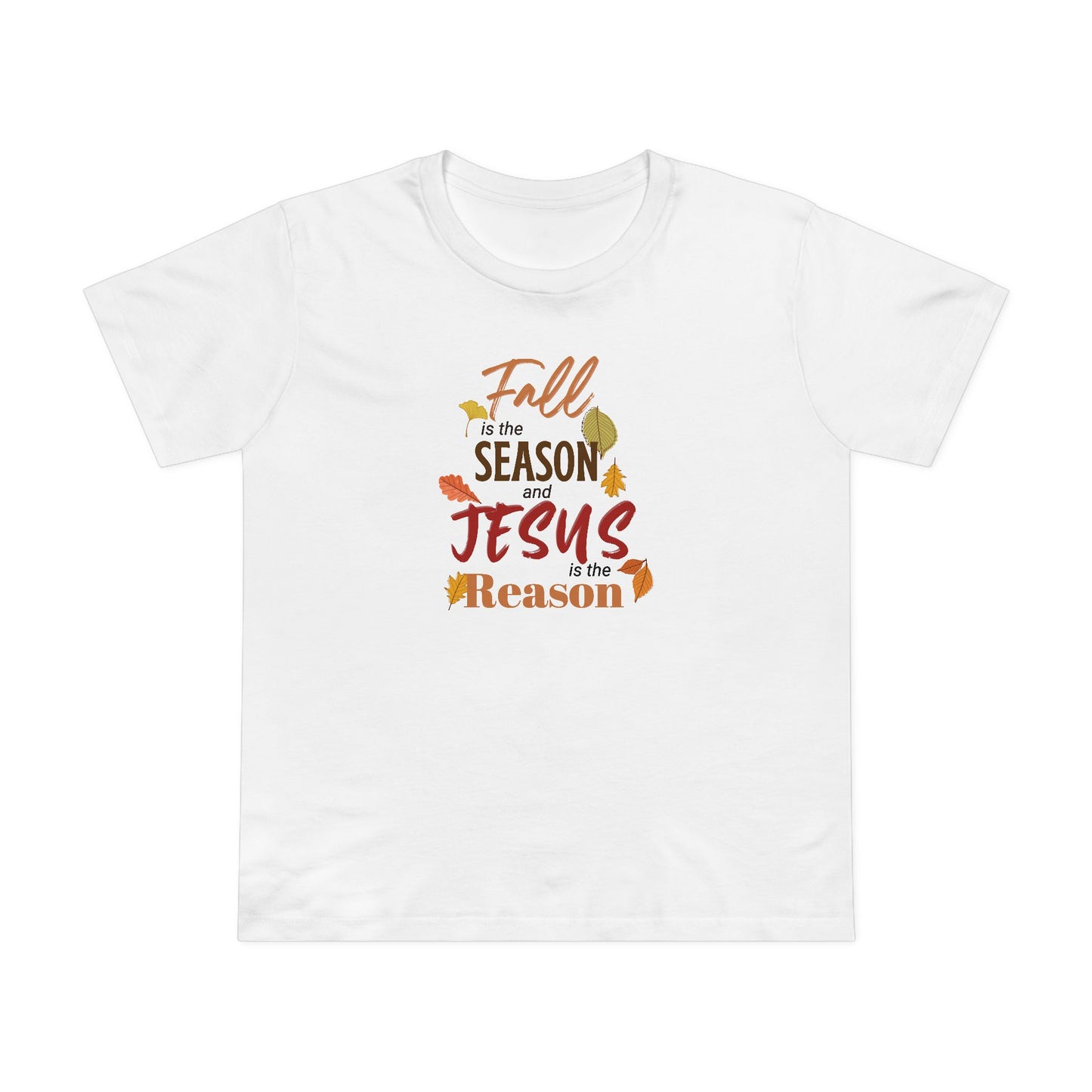 Jesus Is the Reason Fall Tee – Faith-Based Autumn Vibes