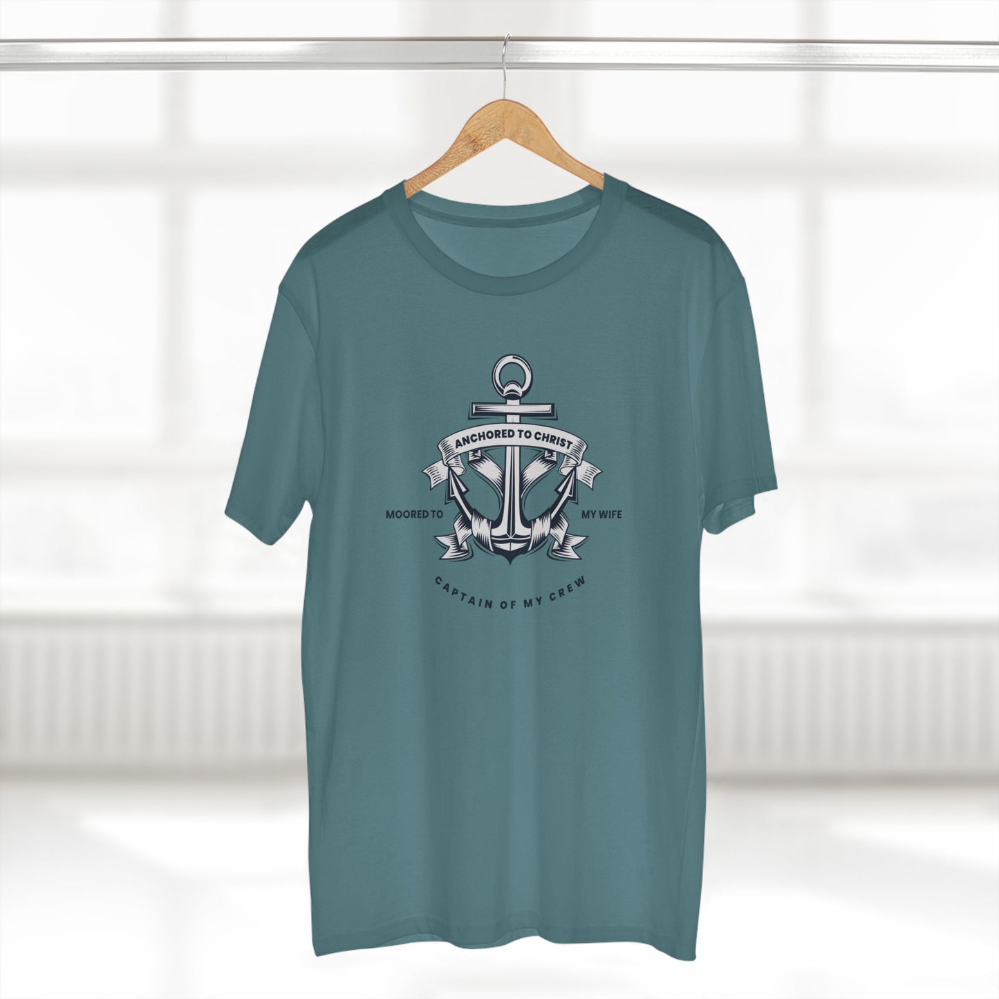 Anchored to Christ – Husband Faith Tee