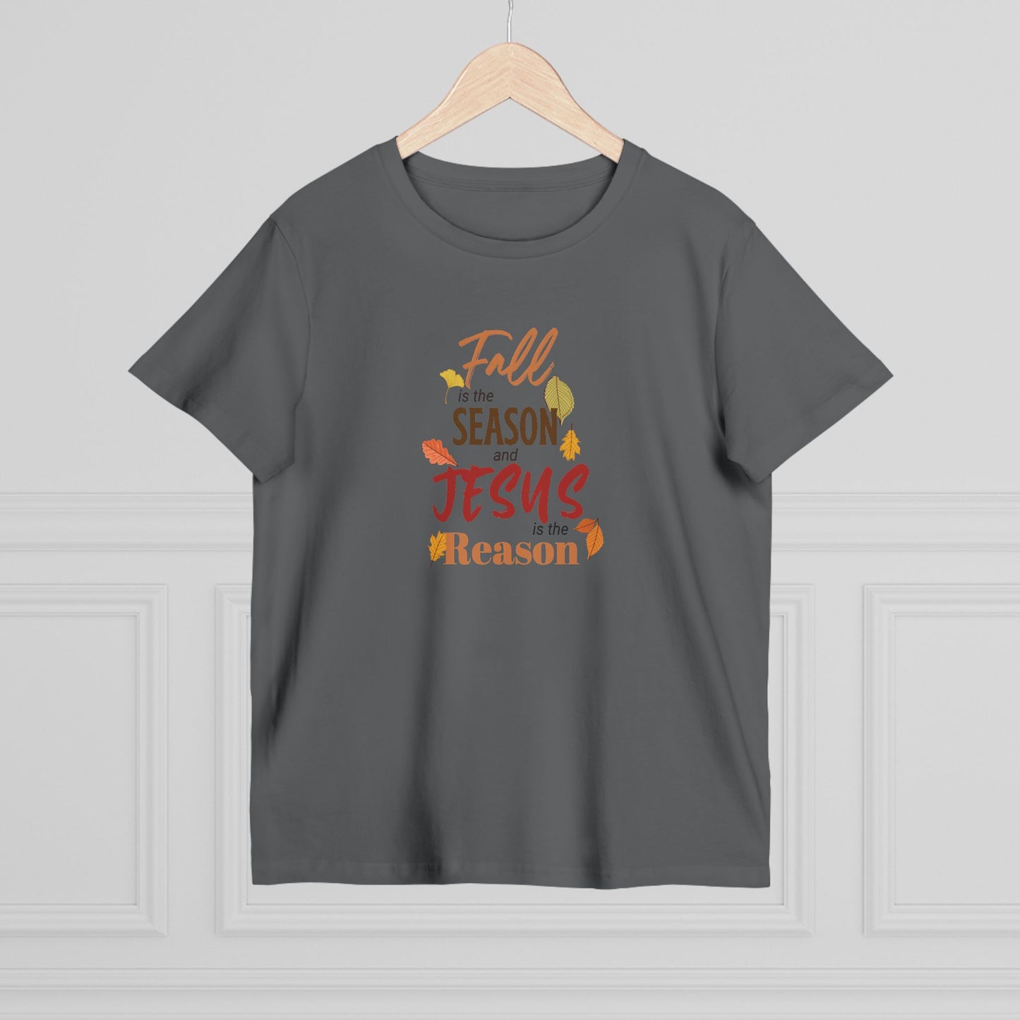 Jesus Is the Reason Fall Tee – Faith-Based Autumn Vibes