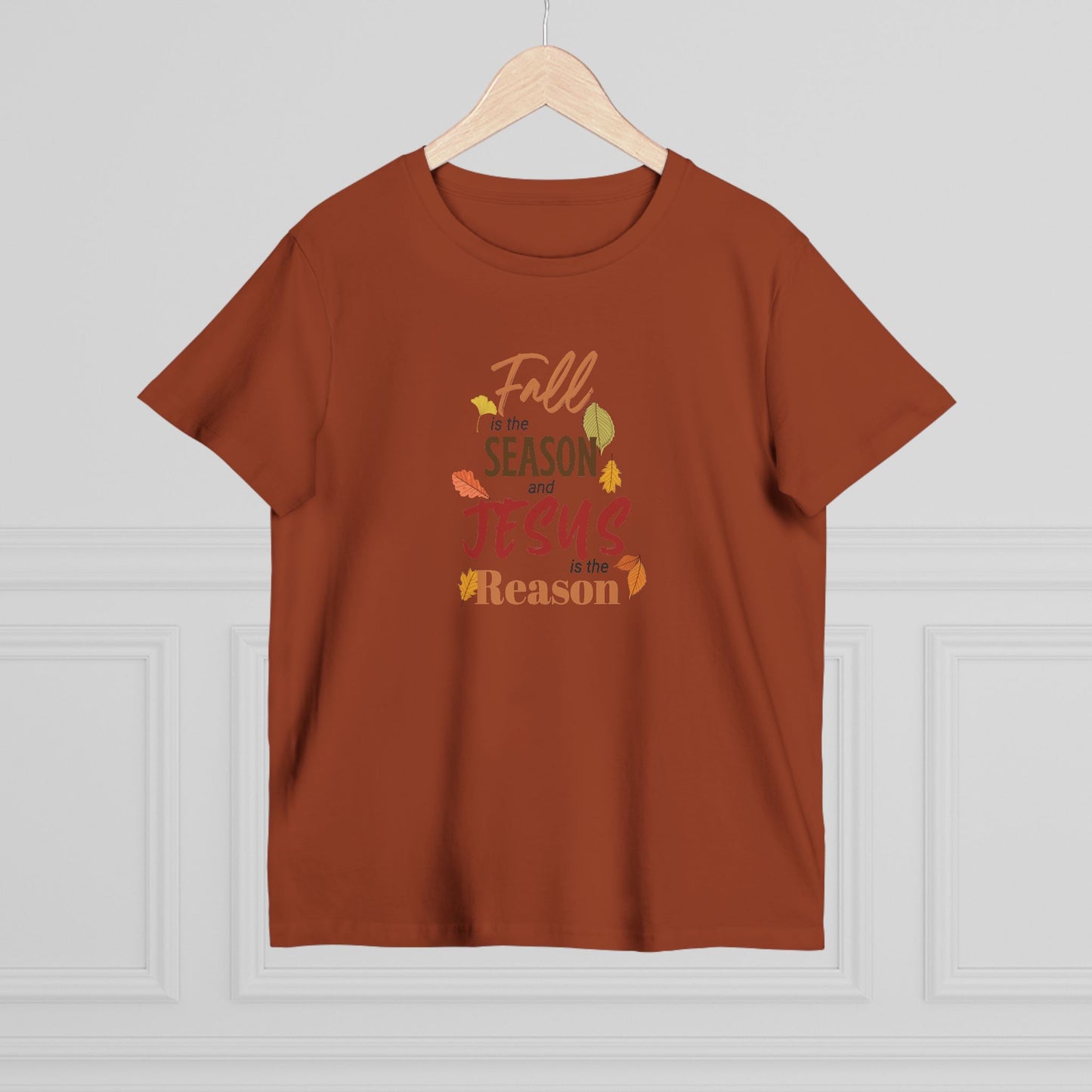 Jesus Is the Reason Fall Tee – Faith-Based Autumn Vibes