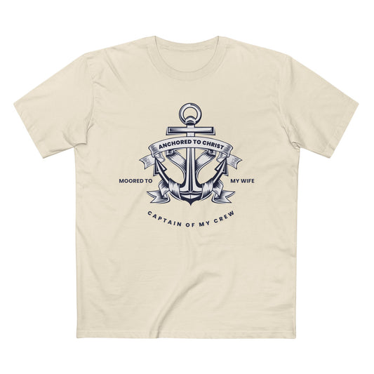 Anchored to Christ – Husband Faith Tee