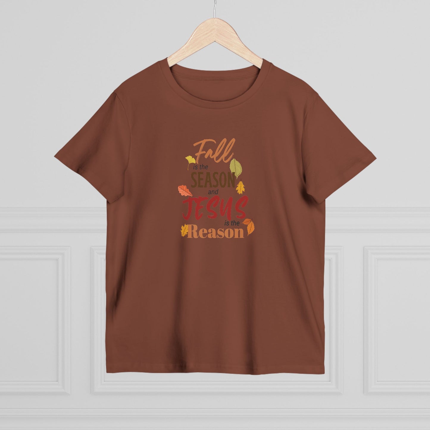 Jesus Is the Reason Fall Tee – Faith-Based Autumn Vibes