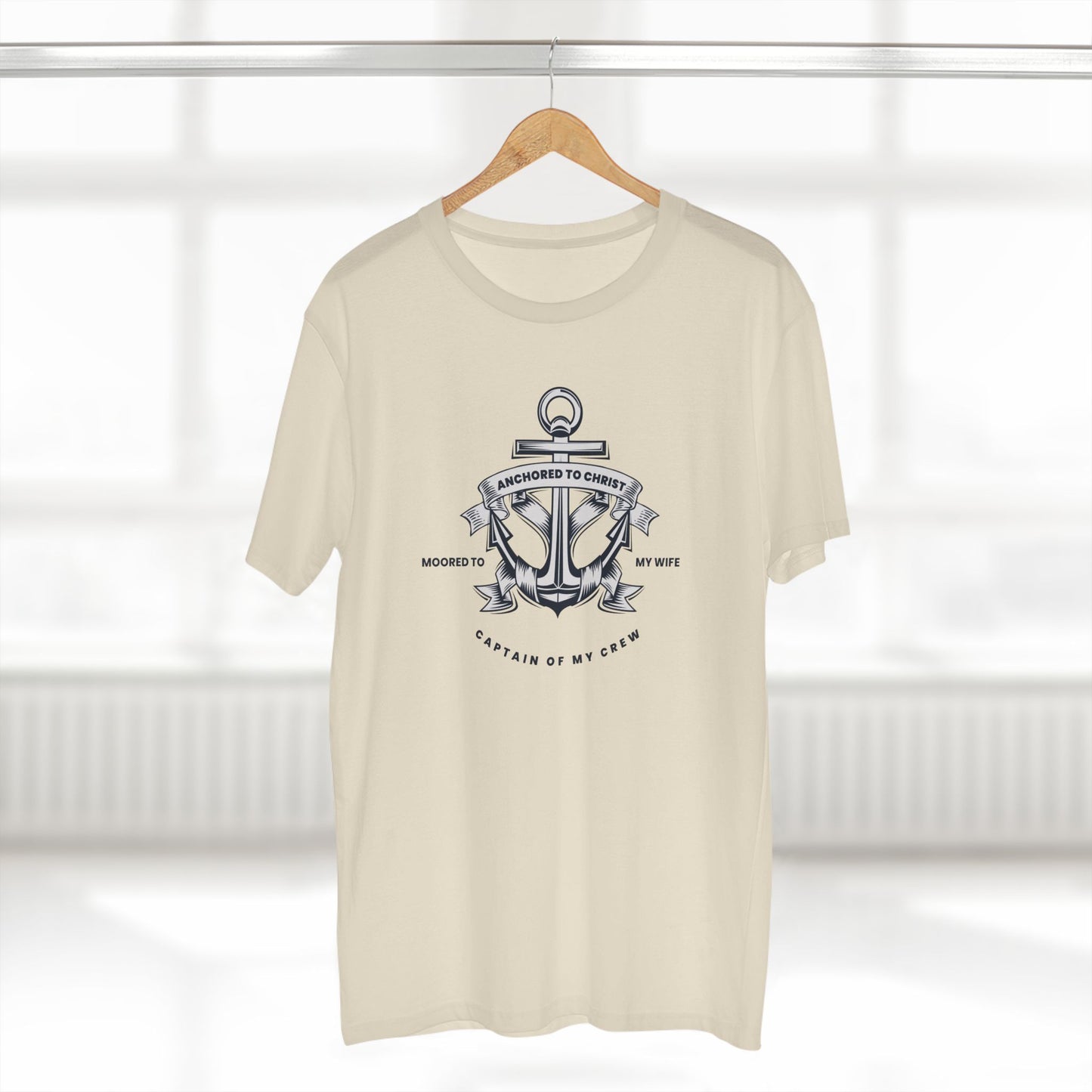 Anchored to Christ – Husband Faith Tee