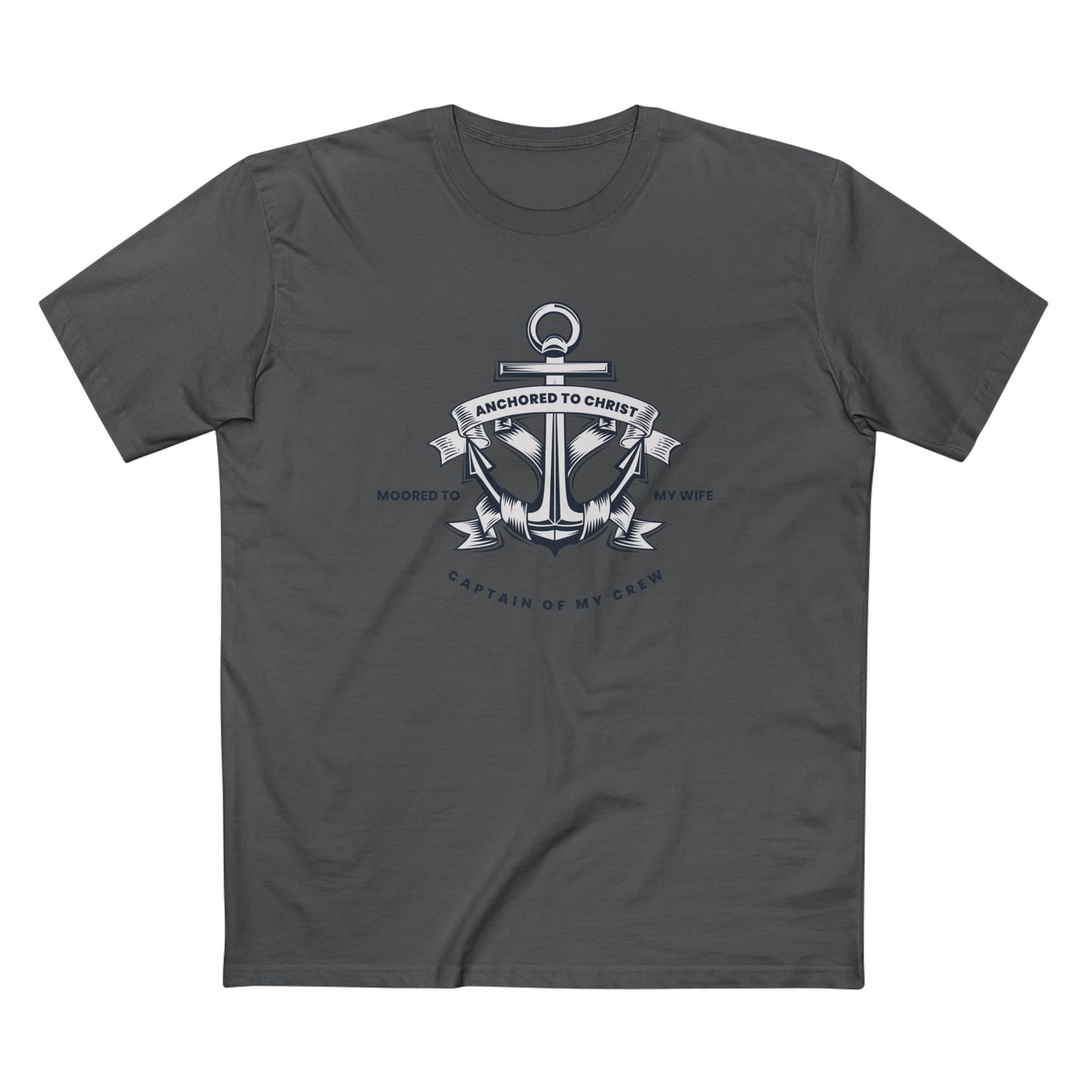 Anchored to Christ – Husband Faith Tee