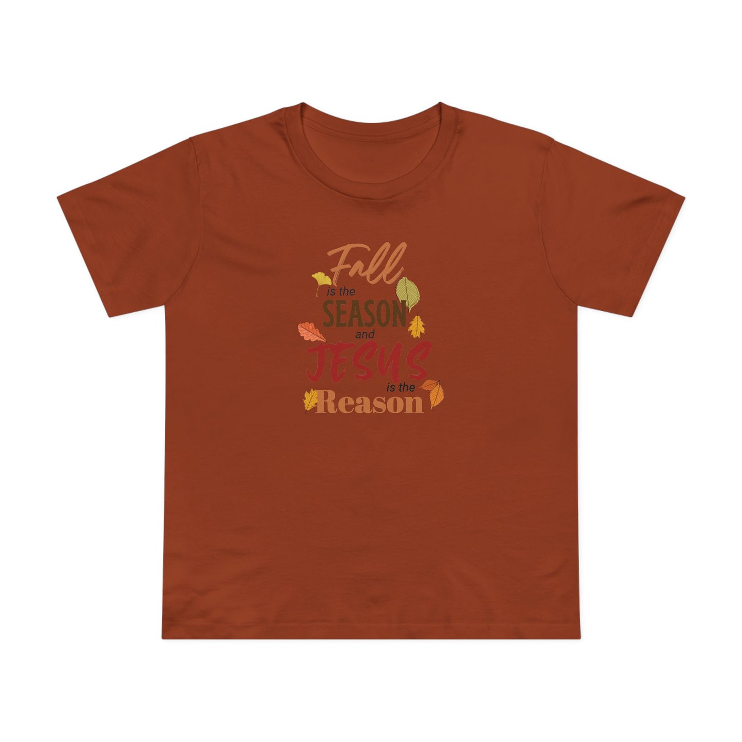 Jesus Is the Reason Fall Tee – Faith-Based Autumn Vibes