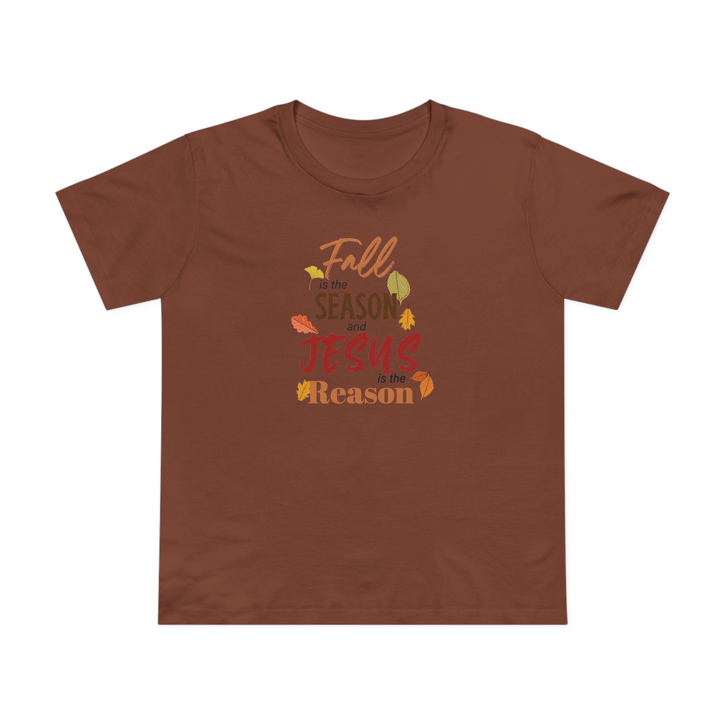 Jesus Is the Reason Fall Tee – Faith-Based Autumn Vibes