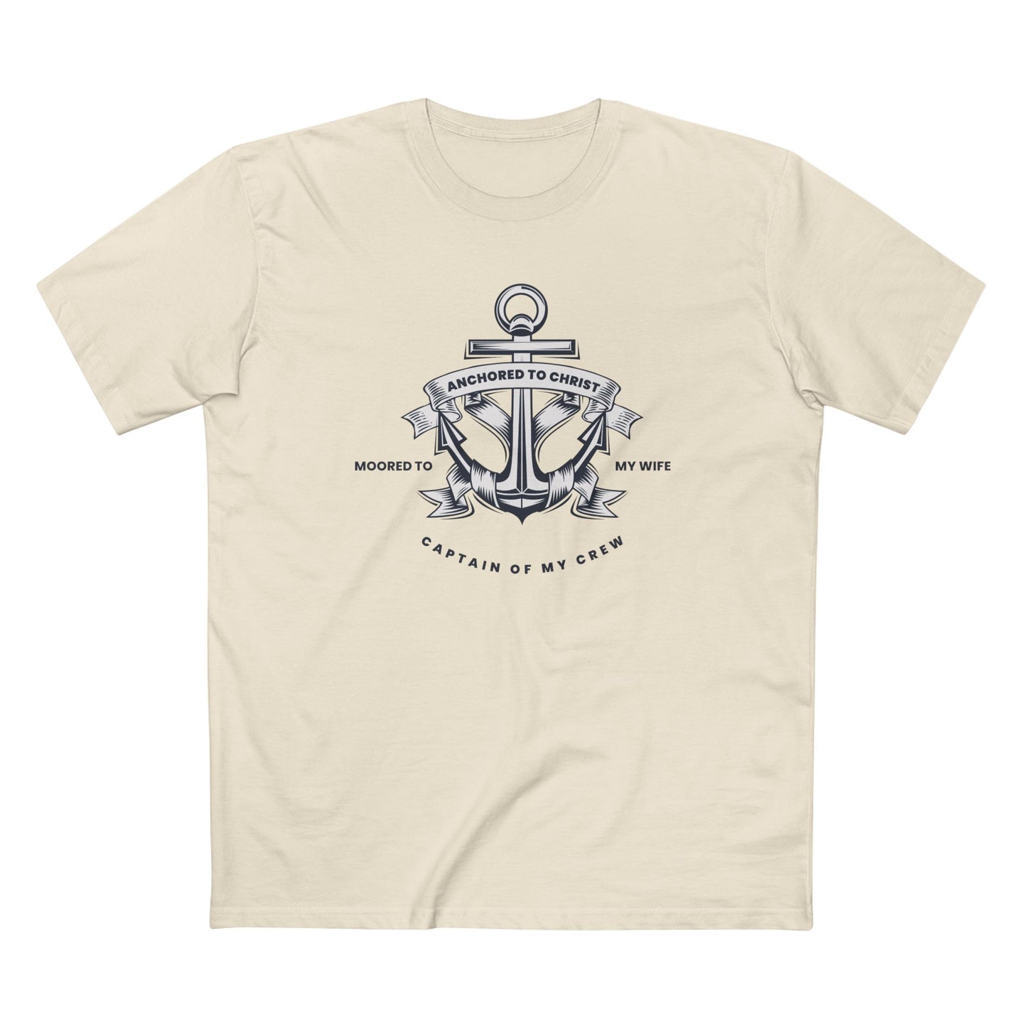 Anchored to Christ – Husband Faith Tee