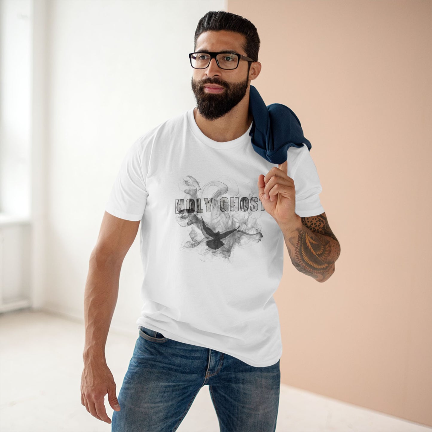 Copy of Holy Ghost Smoke T-Shirt (Black) – Bold Christian Streetwear Faith Tee