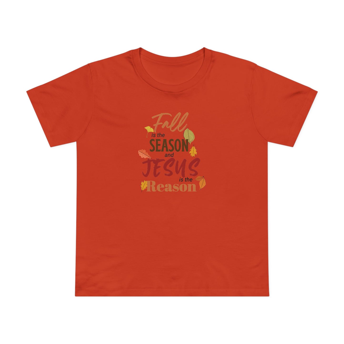 Jesus Is the Reason Fall Tee – Faith-Based Autumn Vibes