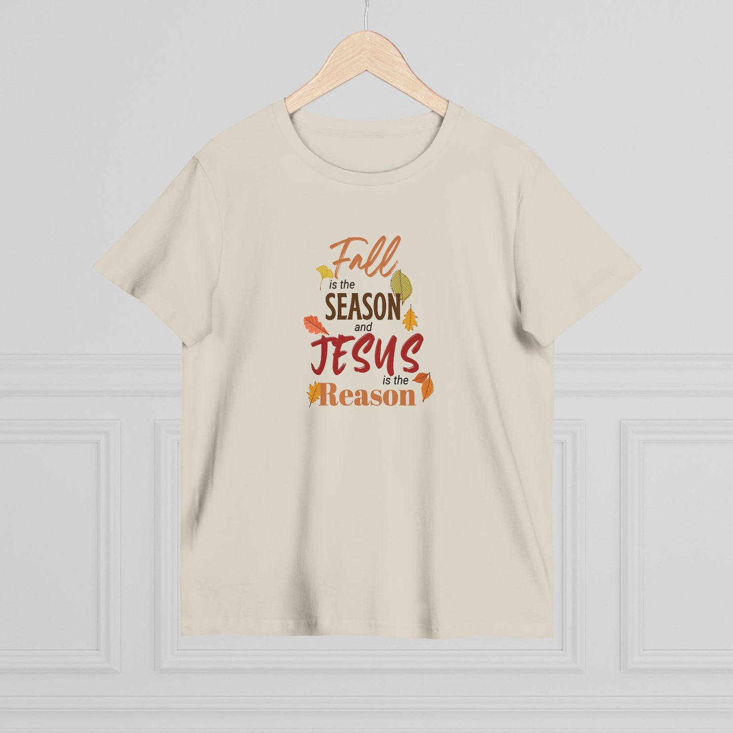 Jesus Is the Reason Fall Tee – Faith-Based Autumn Vibes