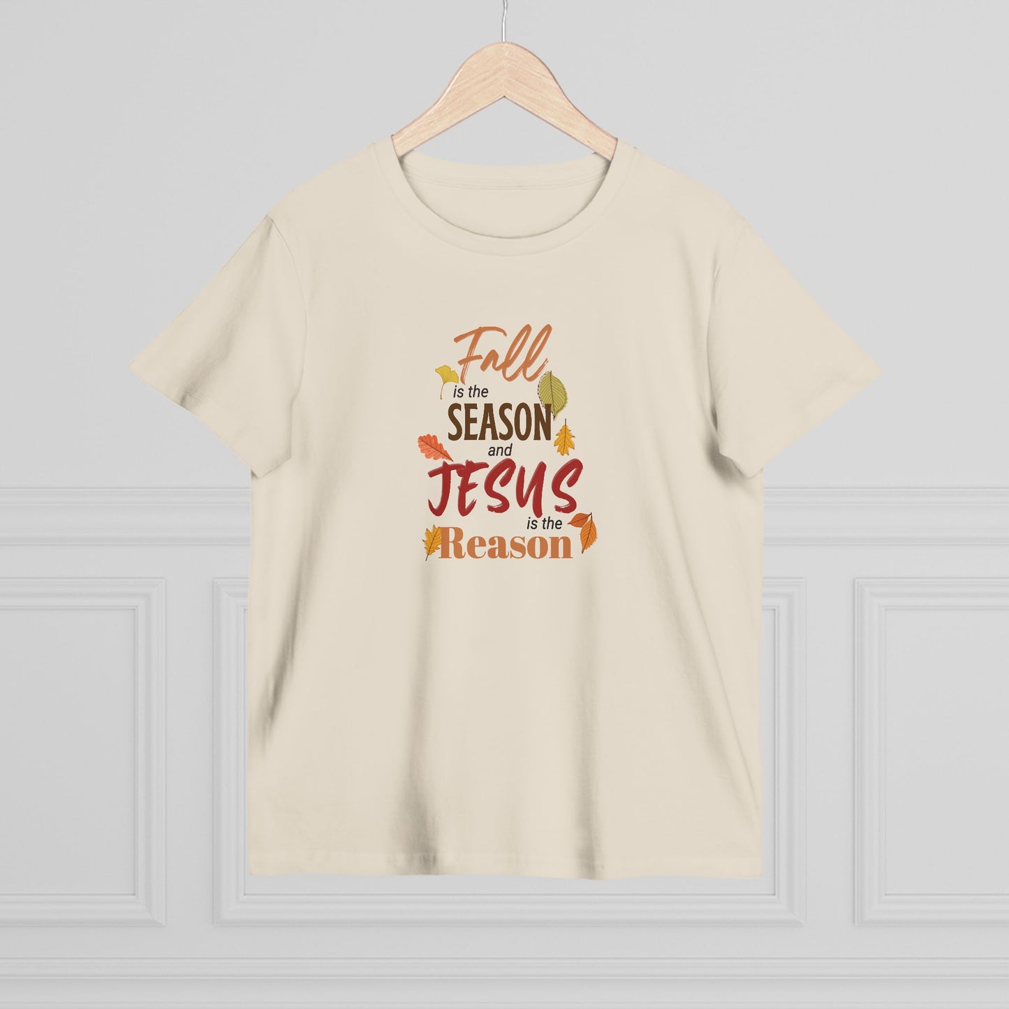 Jesus Is the Reason Fall Tee – Faith-Based Autumn Vibes