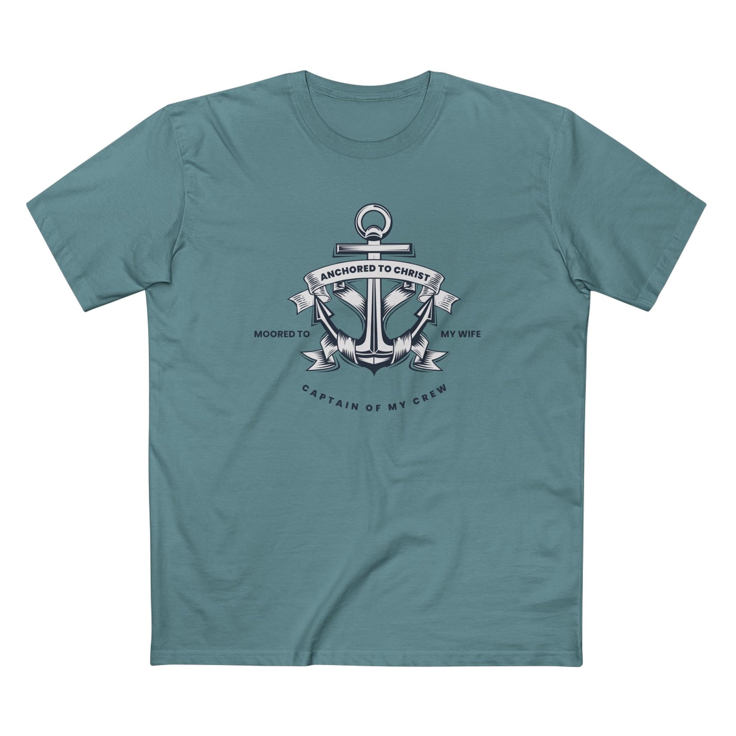 Anchored to Christ – Husband Faith Tee