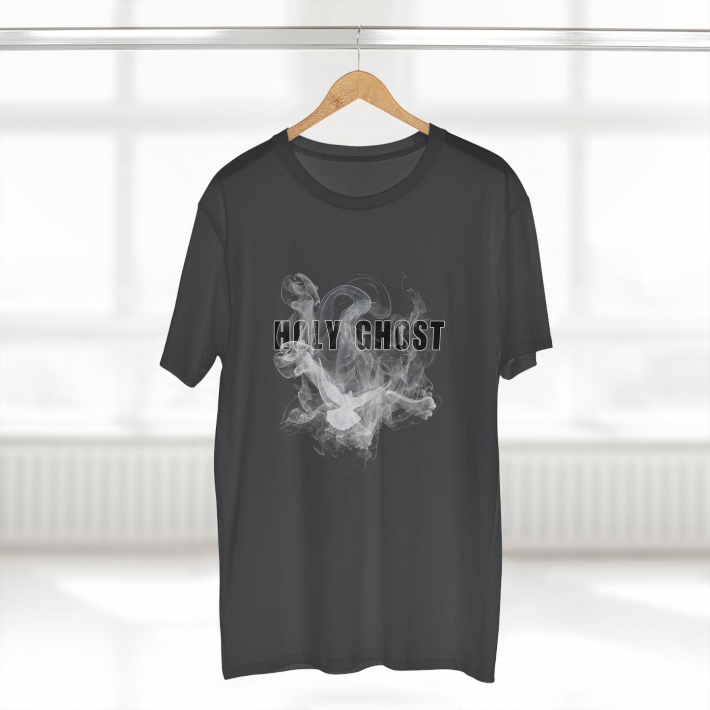 Holy Ghost Smoke T-Shirt (White) – Bold Christian Streetwear Faith Tee