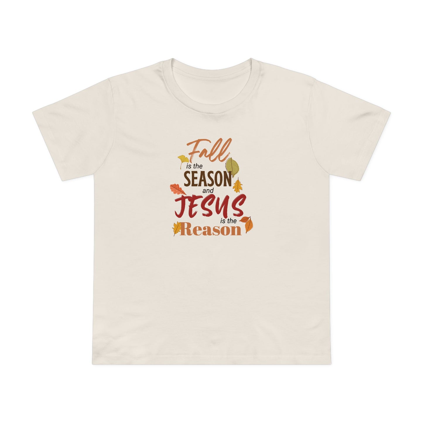 Jesus Is the Reason Fall Tee – Faith-Based Autumn Vibes