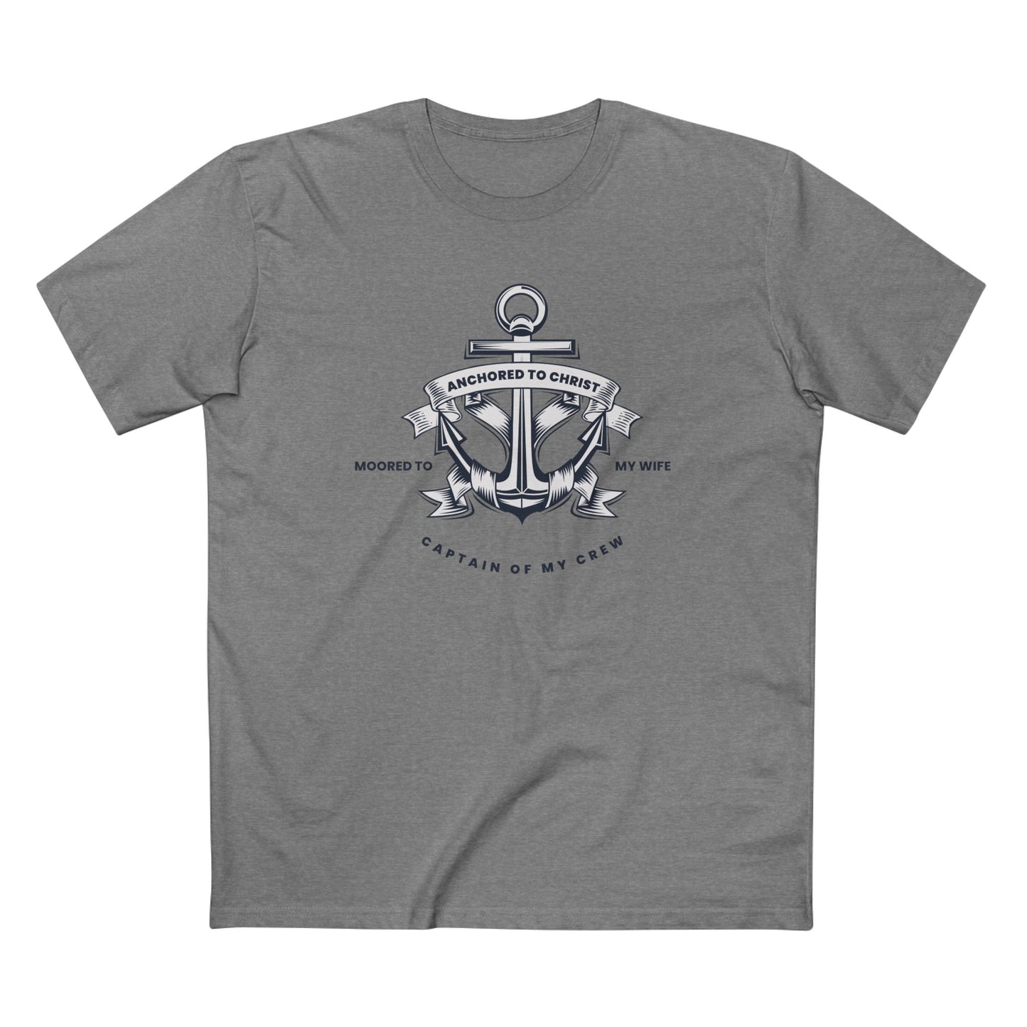 Anchored to Christ – Husband Faith Tee