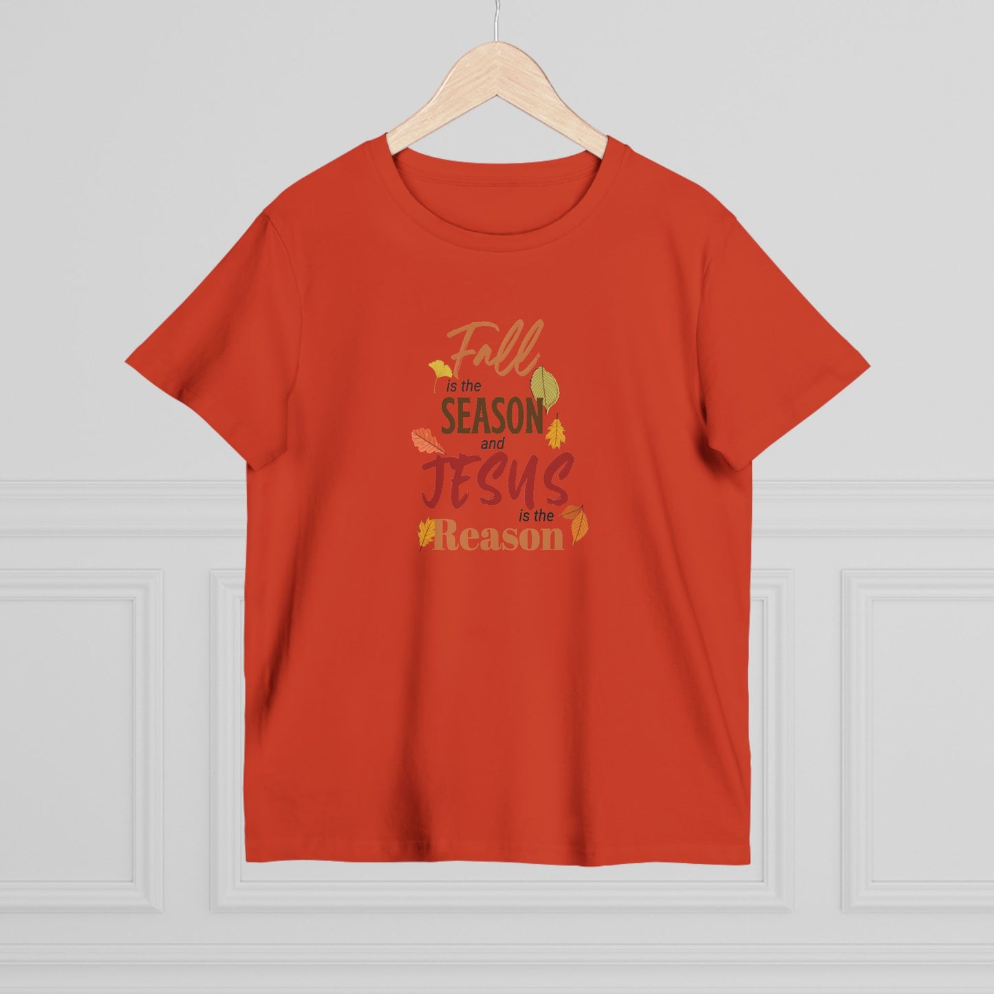 Jesus Is the Reason Fall Tee – Faith-Based Autumn Vibes