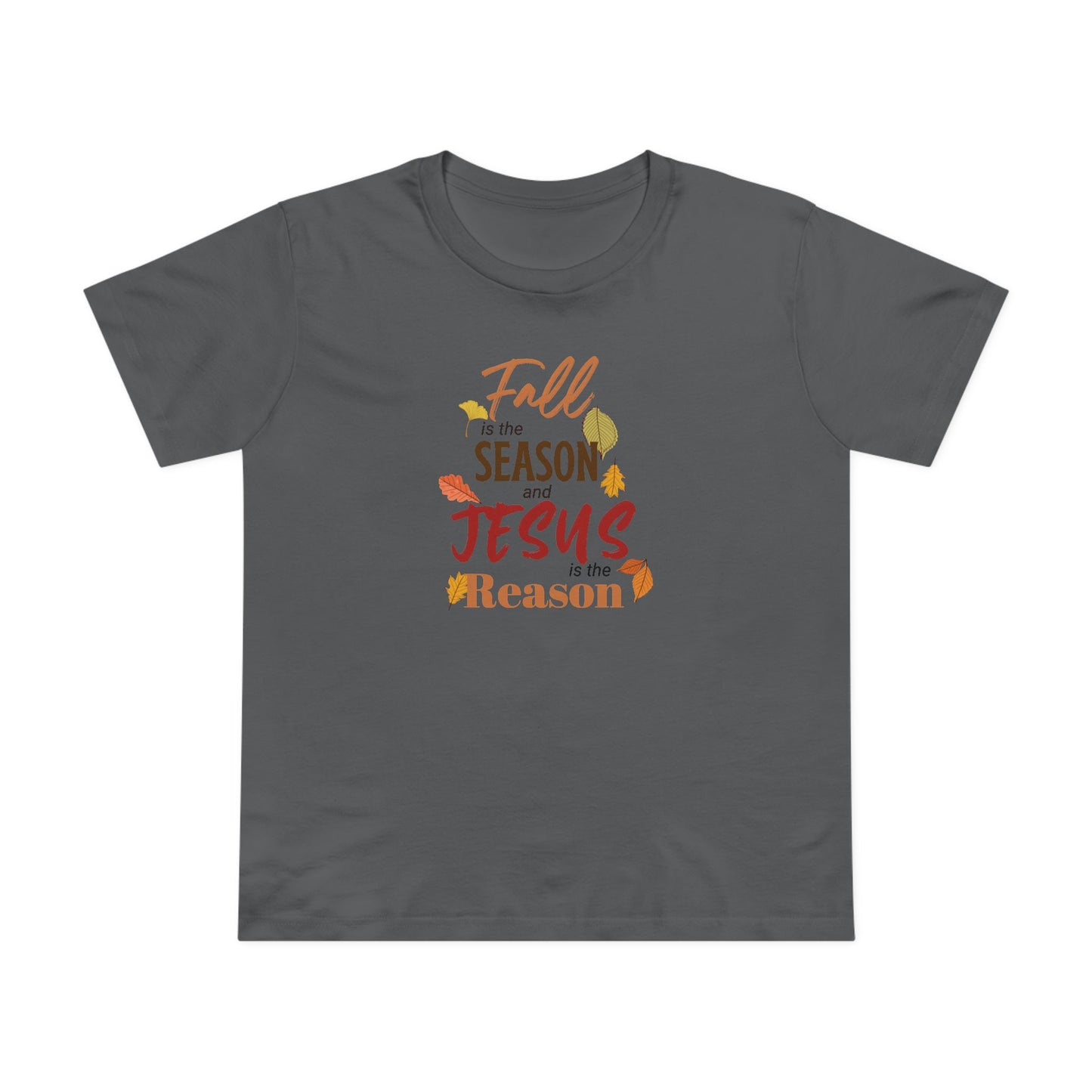 Jesus Is the Reason Fall Tee – Faith-Based Autumn Vibes
