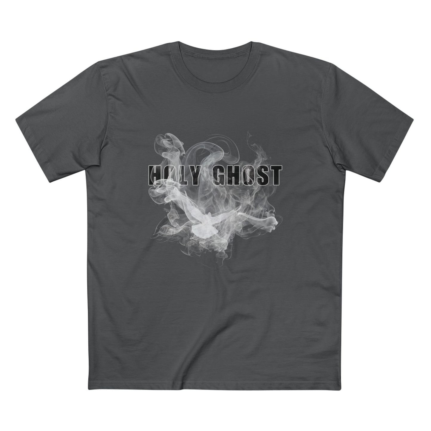 Holy Ghost Smoke T-Shirt (White) – Bold Christian Streetwear Faith Tee