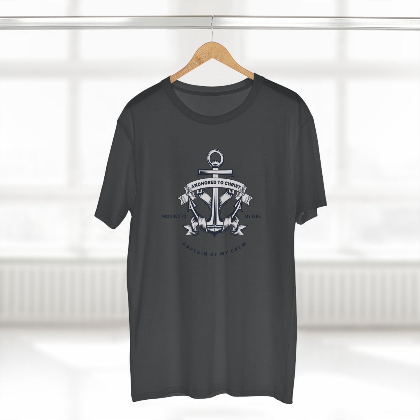 Anchored to Christ – Husband Faith Tee