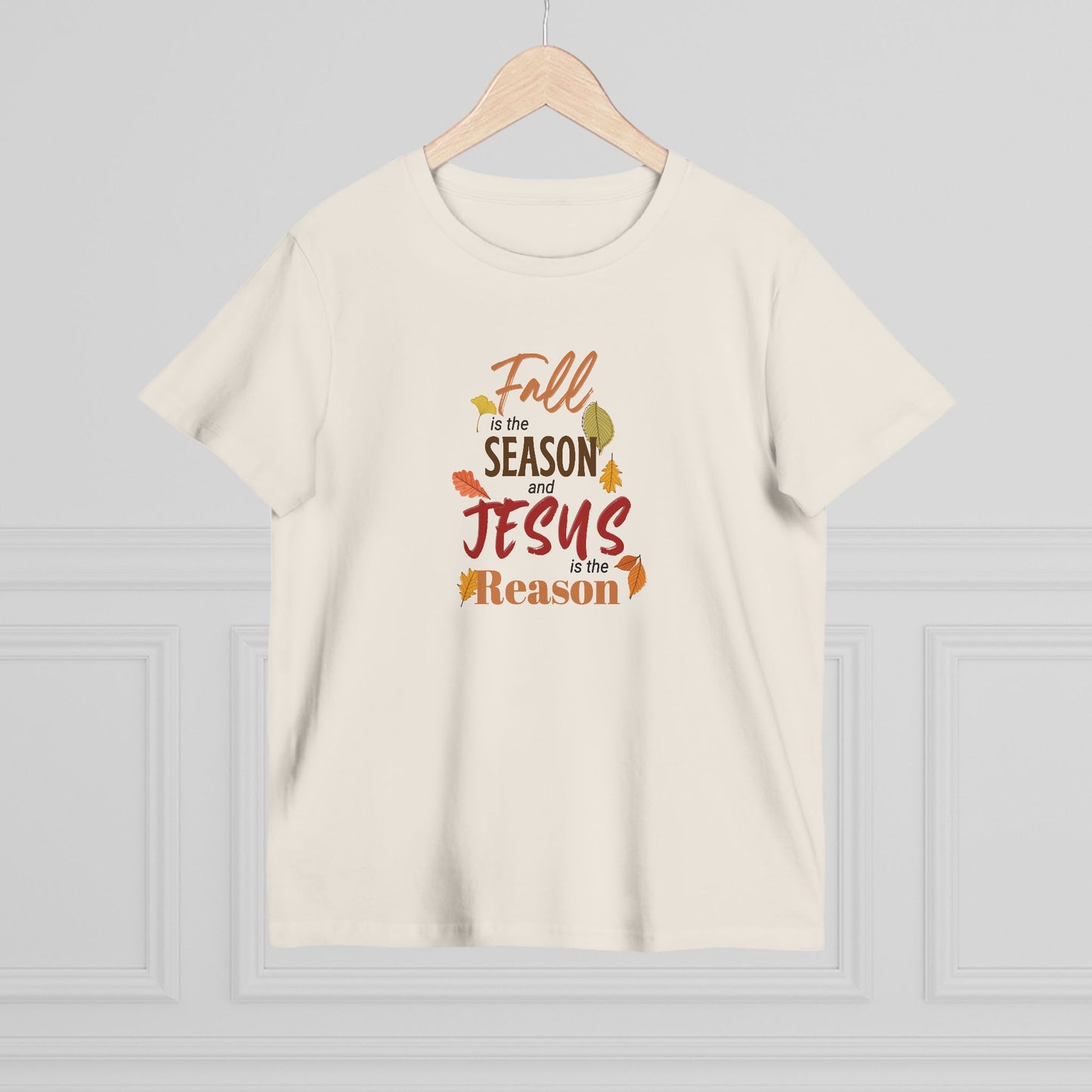 Jesus Is the Reason Fall Tee – Faith-Based Autumn Vibes