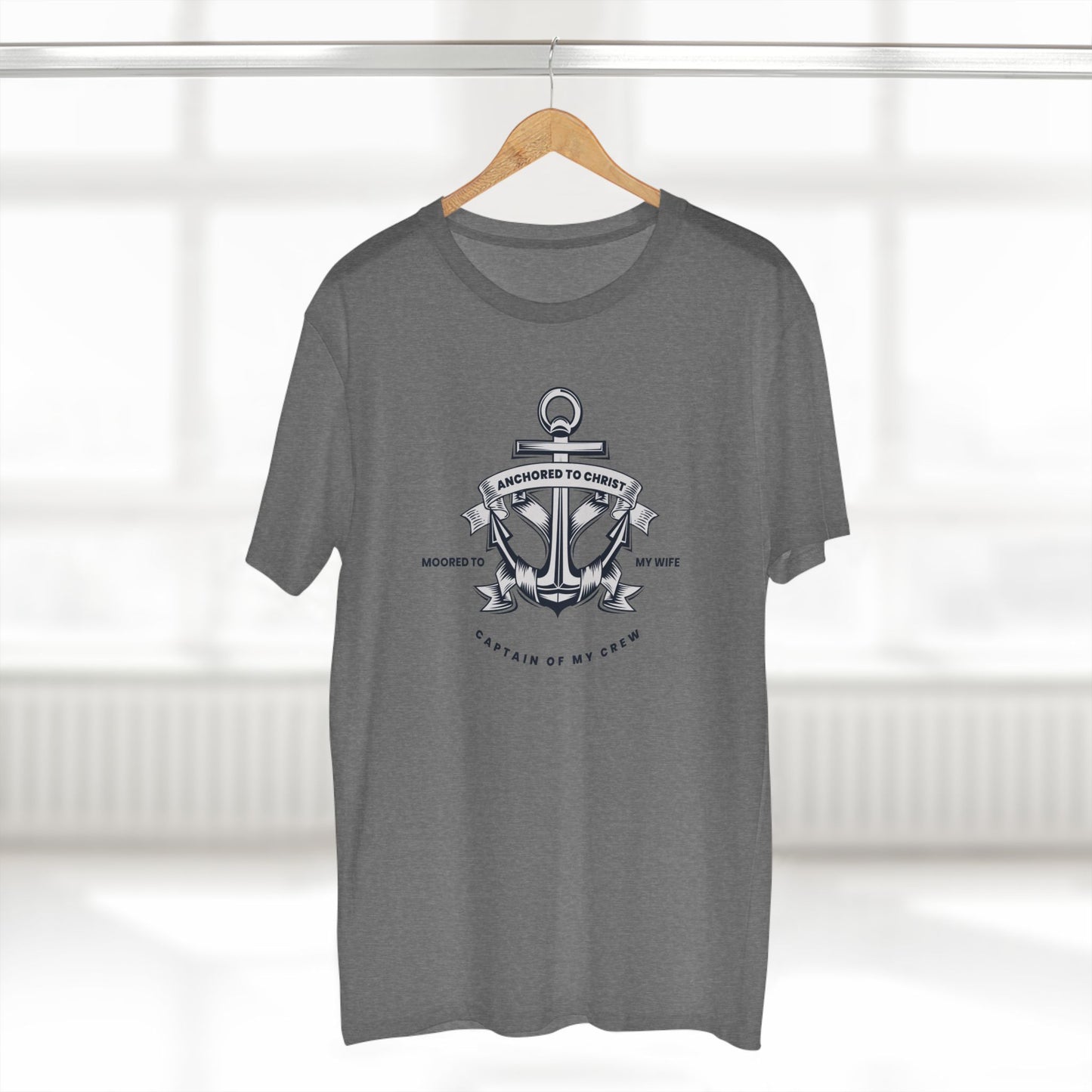 Anchored to Christ – Husband Faith Tee