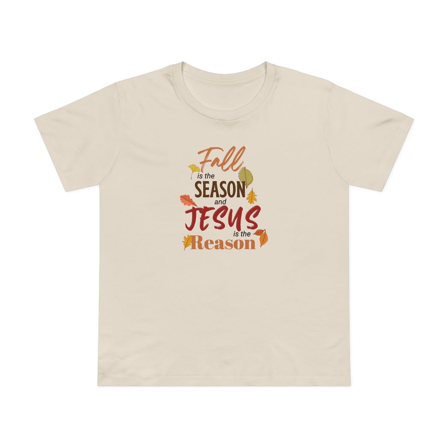Jesus Is the Reason Fall Tee – Faith-Based Autumn Vibes