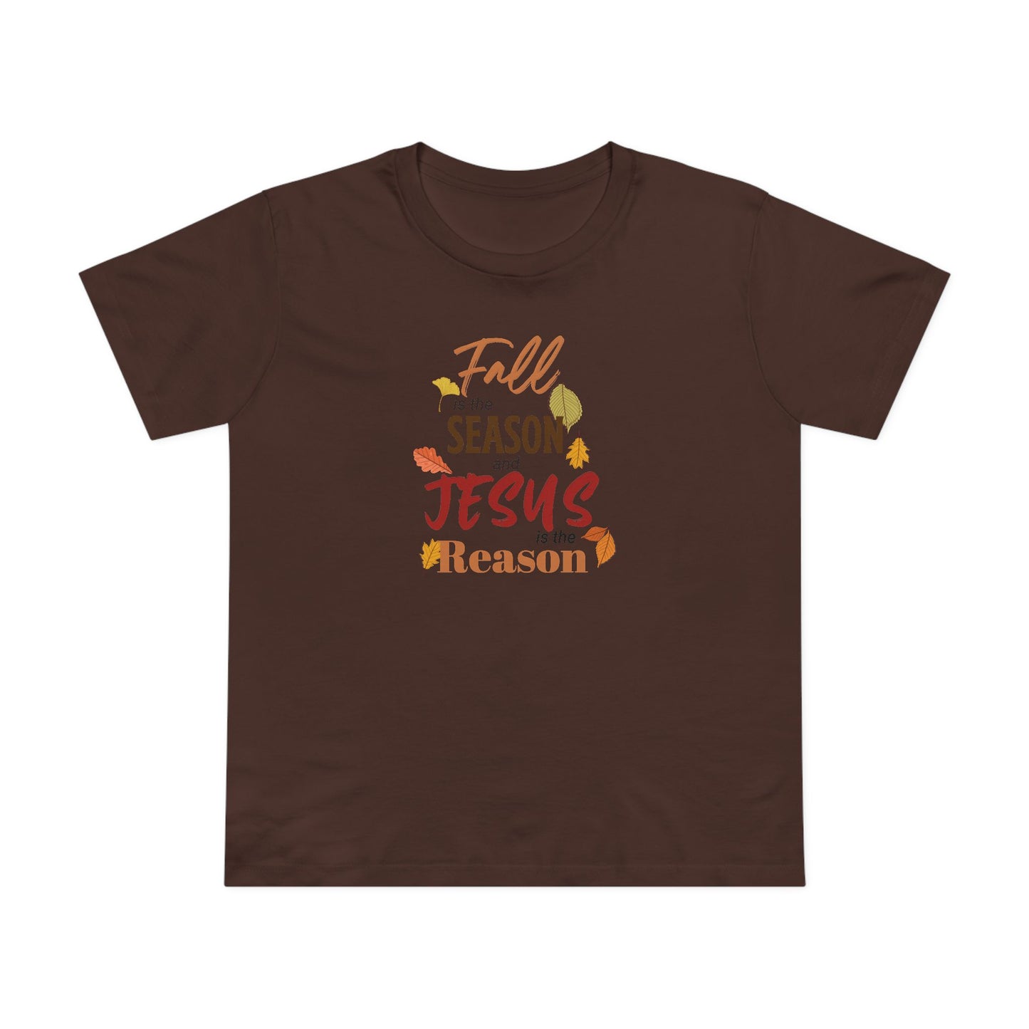 Jesus Is the Reason Fall Tee – Faith-Based Autumn Vibes