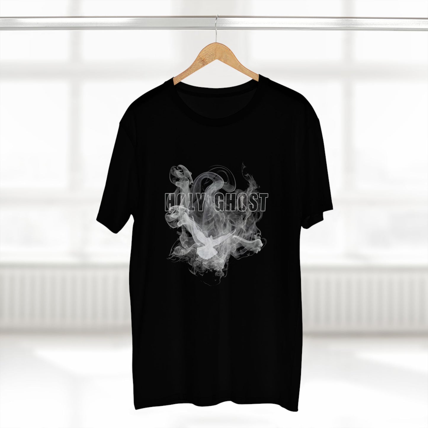 Holy Ghost Smoke T-Shirt (White) – Bold Christian Streetwear Faith Tee