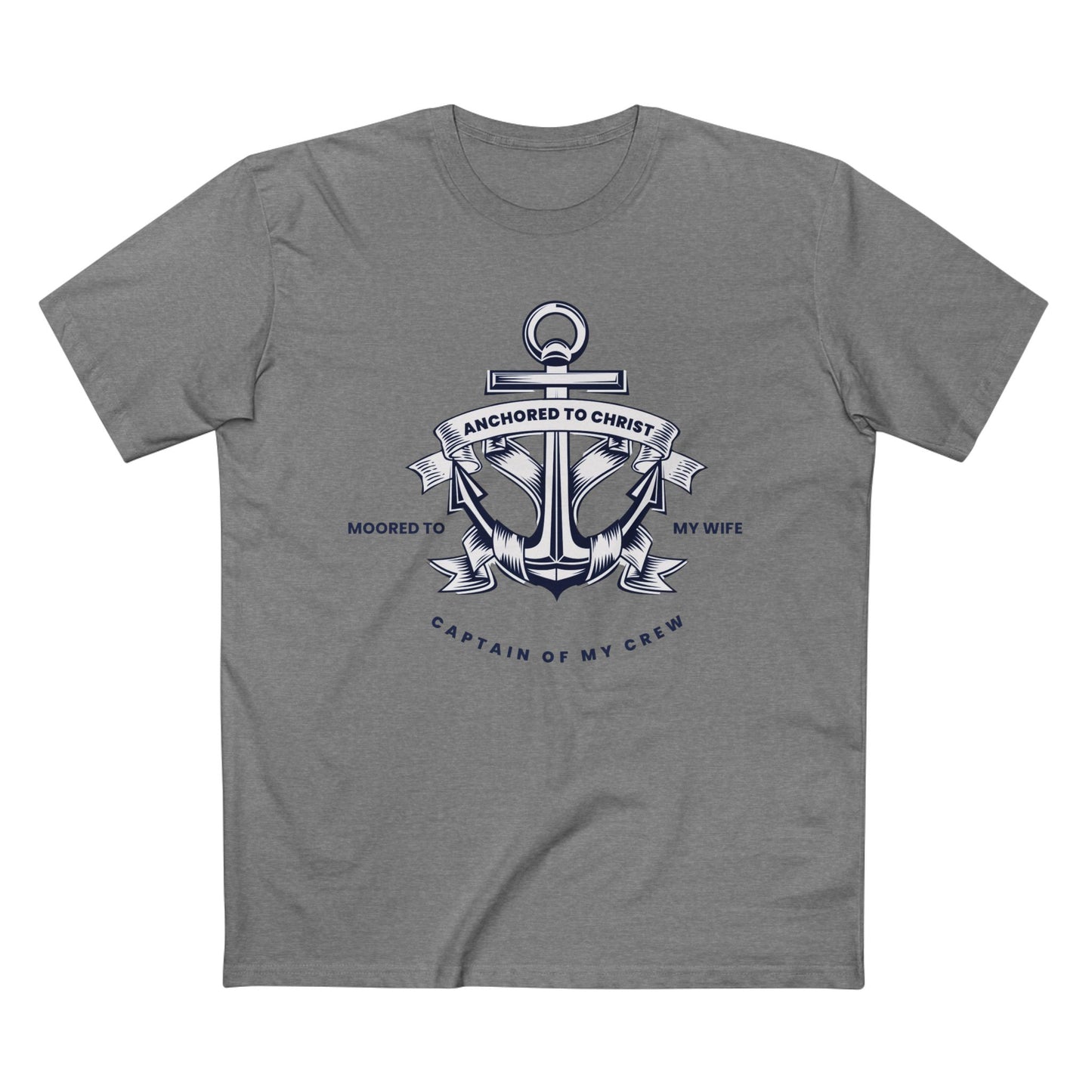Anchored to Christ – Husband Faith Tee