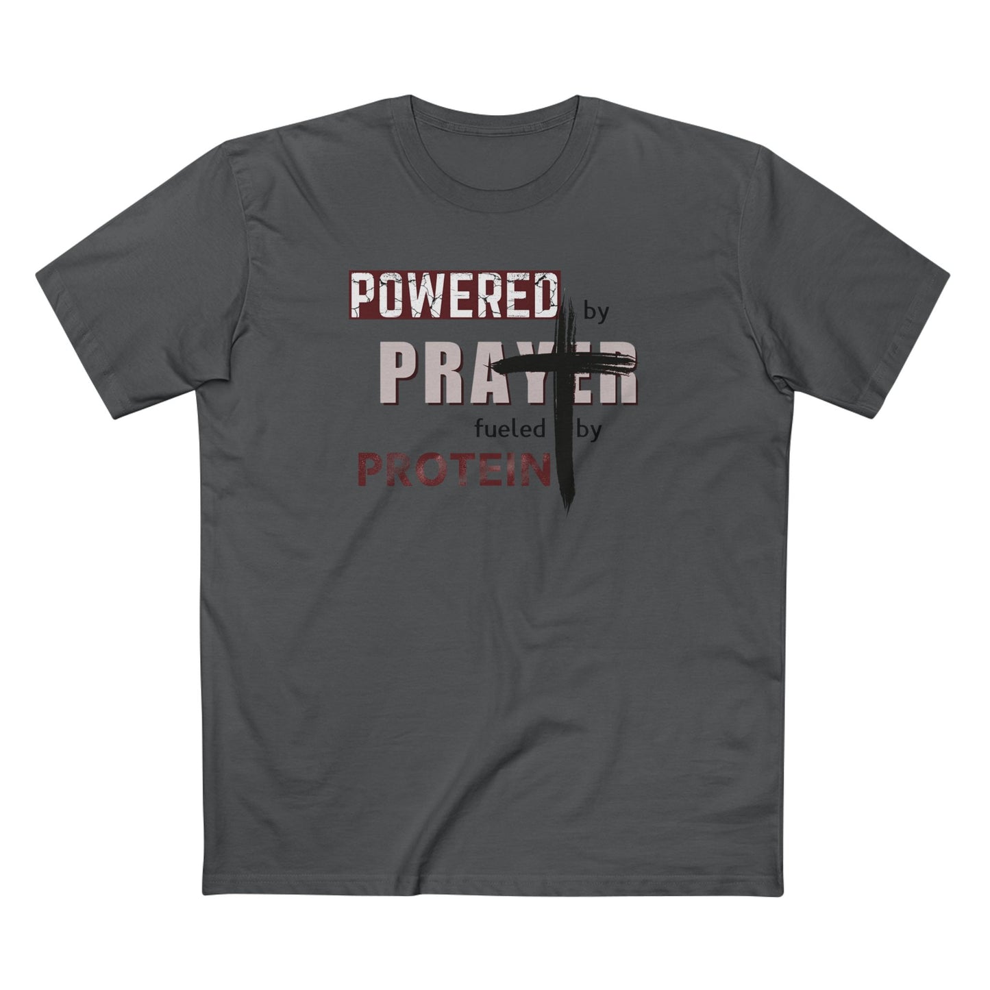 Powered by Prayer and Protein T-Shirt