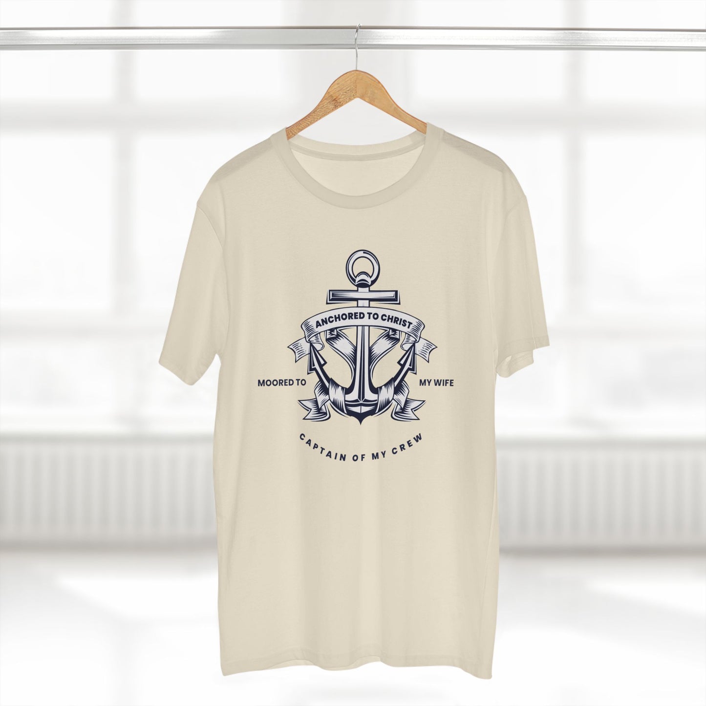 Anchored to Christ – Husband Faith Tee