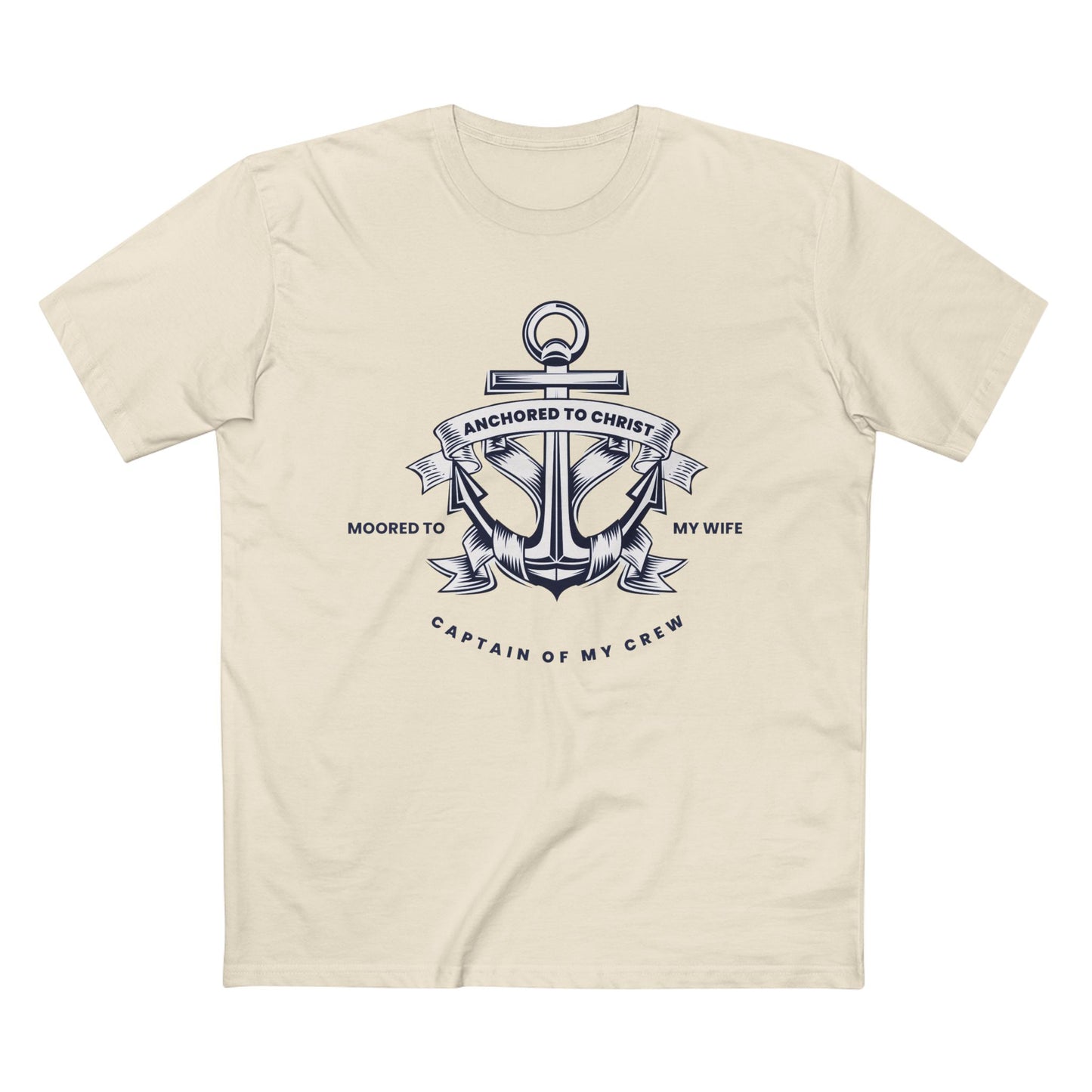 Anchored to Christ – Husband Faith Tee