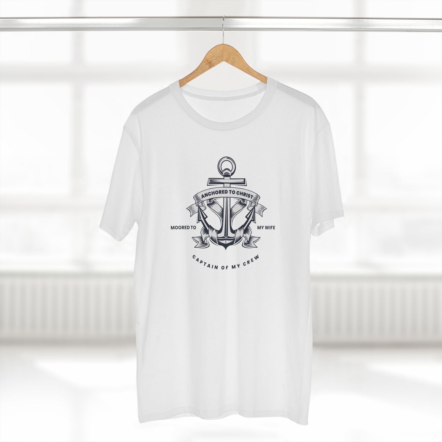 Anchored to Christ – Husband Faith Tee