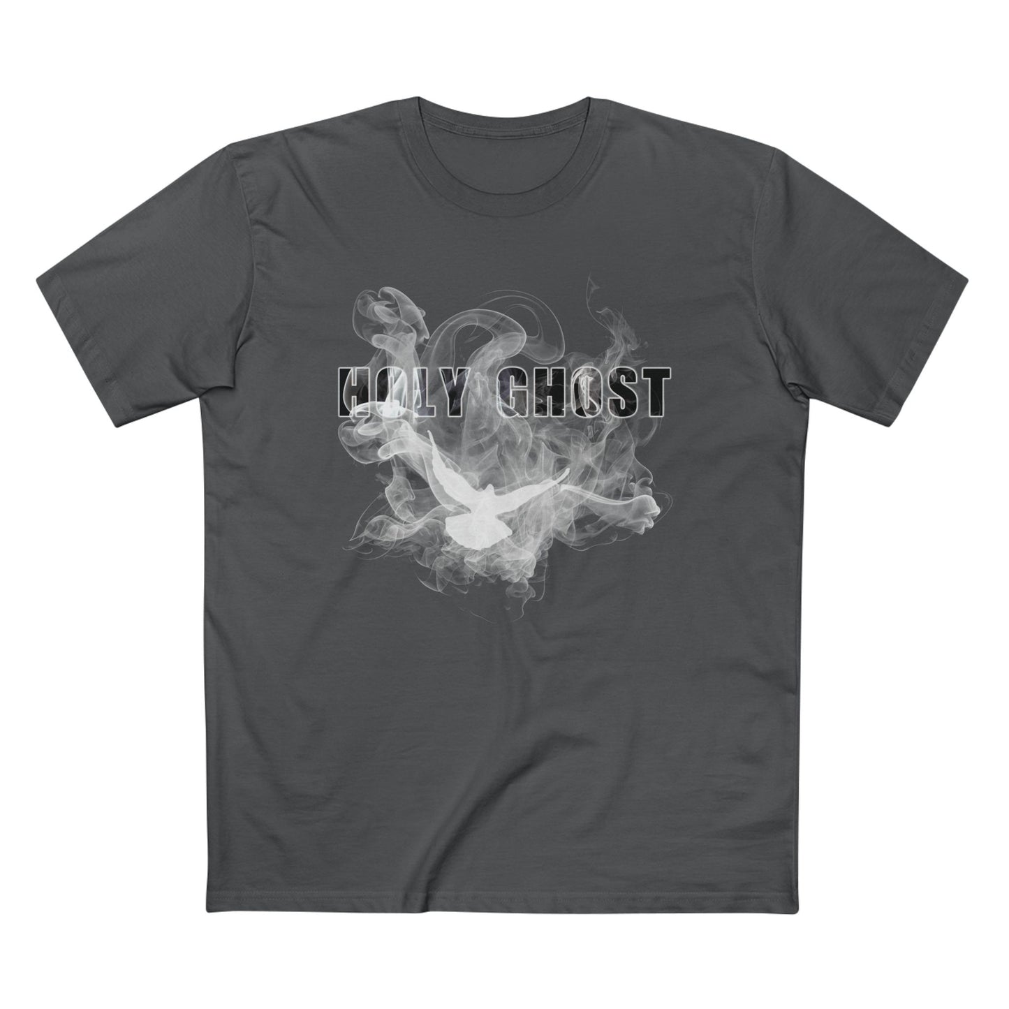 Holy Ghost Smoke T-Shirt (White) – Bold Christian Streetwear Faith Tee