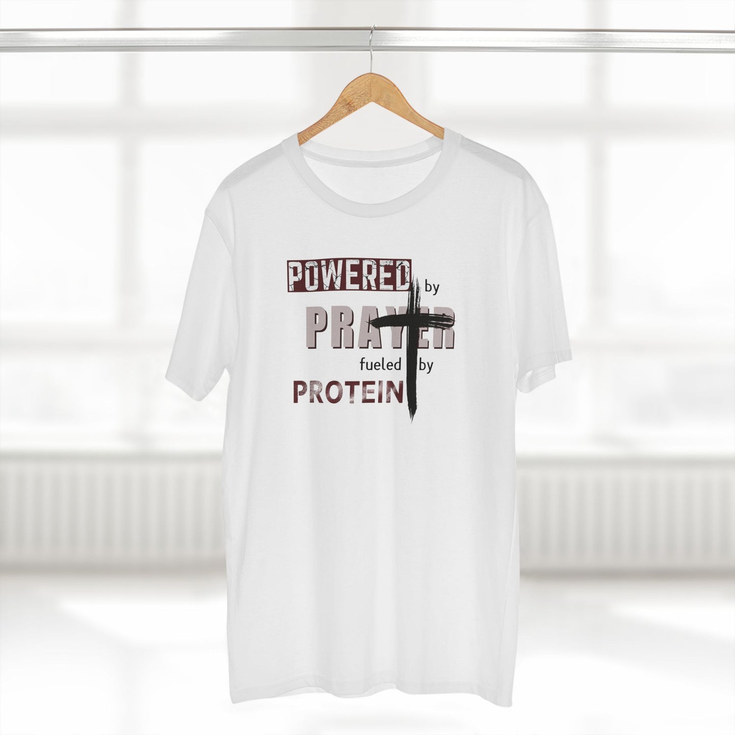 Powered by Prayer and Protein T-Shirt