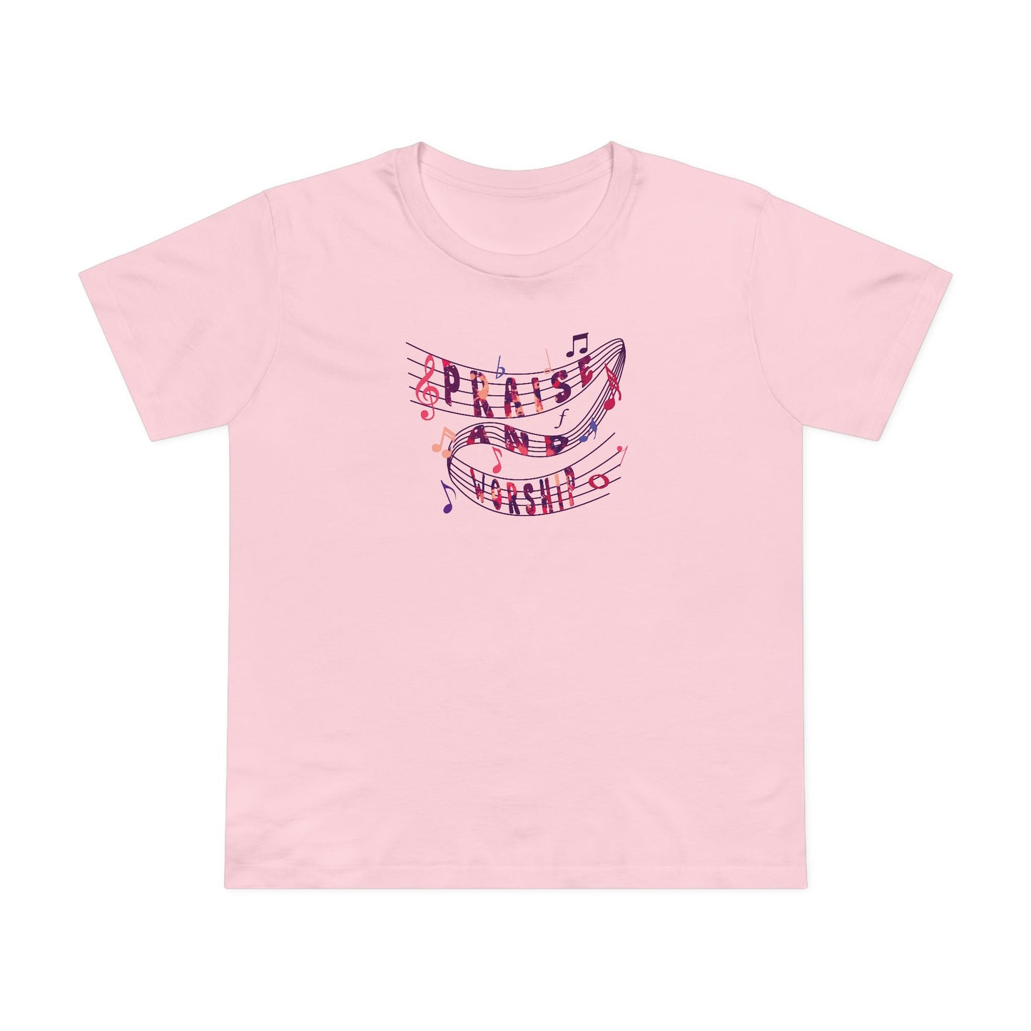 “Praise and Worship” T-Shirt - Pink
