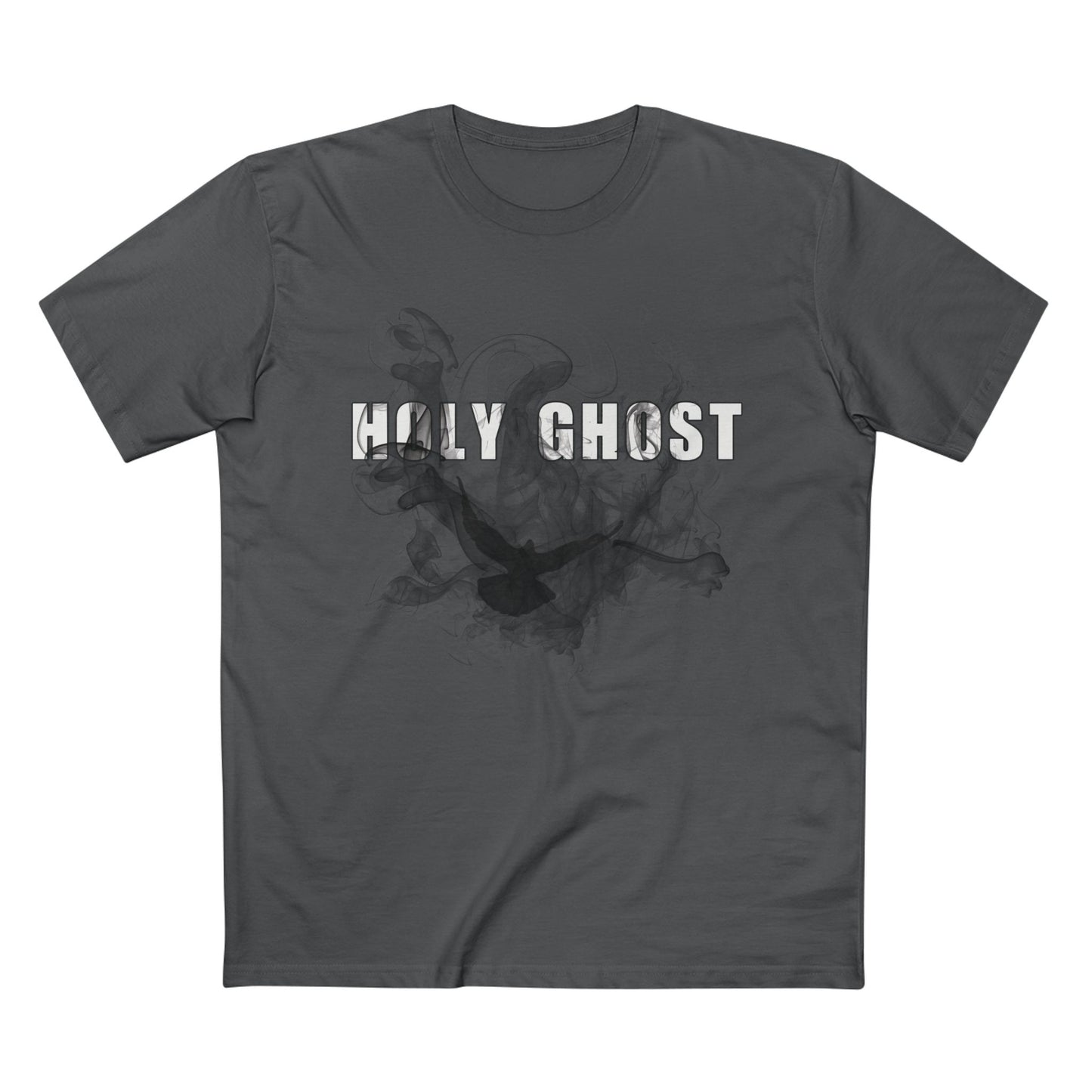 Holy Ghost Smoke T-Shirt (Black) – Bold Christian Streetwear Faith Tee