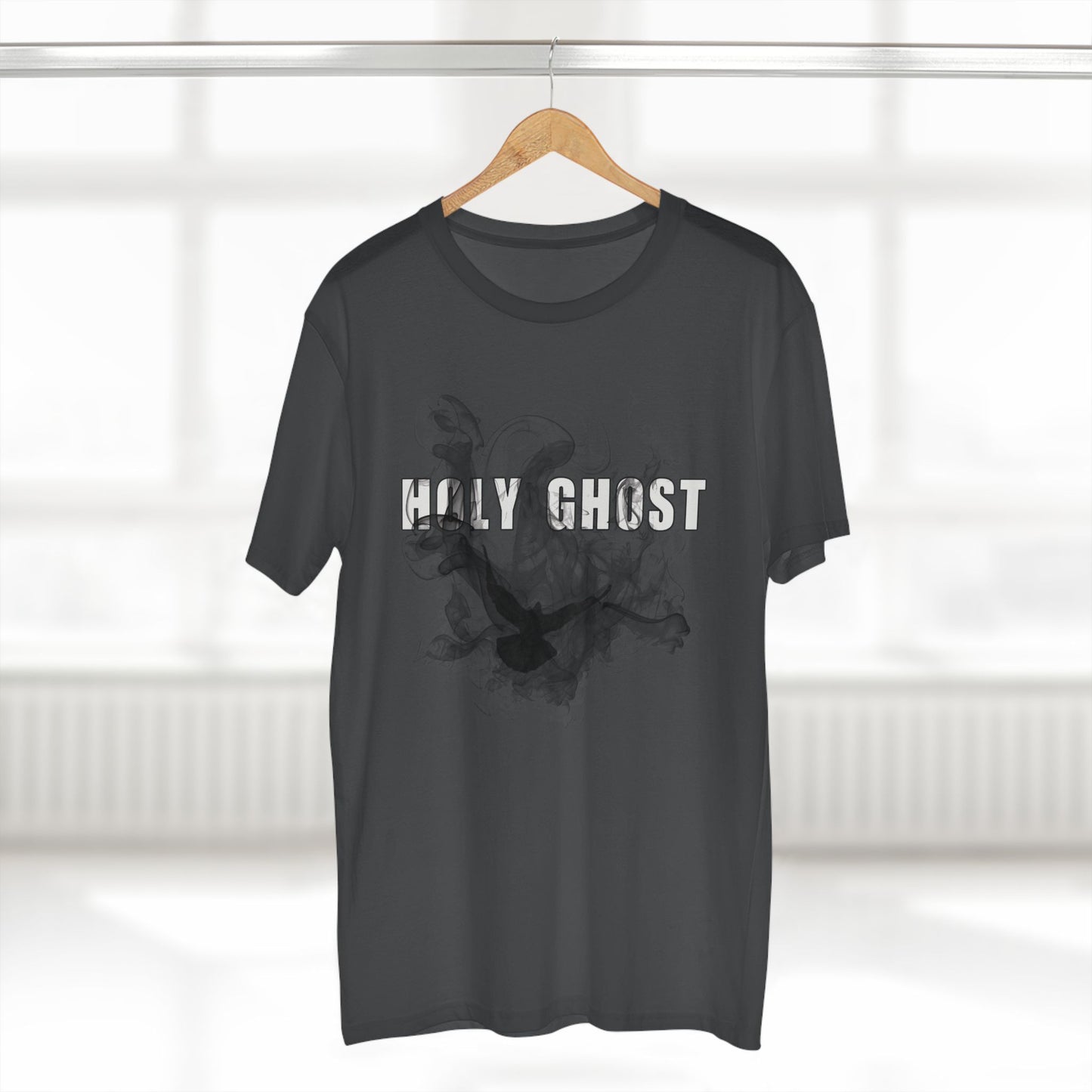 Holy Ghost Smoke T-Shirt (Black) – Bold Christian Streetwear Faith Tee