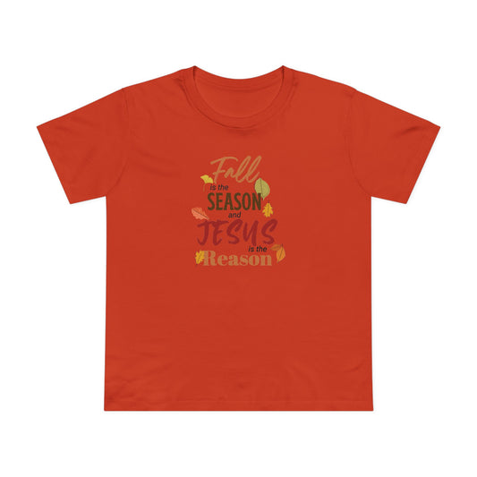 Jesus Is the Reason Fall Tee – Faith-Based Autumn Vibes
