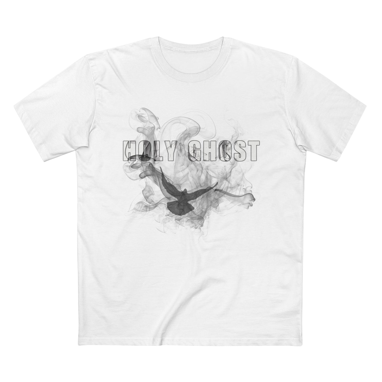 Holy Ghost Smoke T-Shirt (Black) – Bold Christian Streetwear Faith Tee