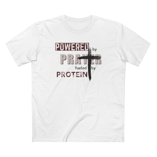 Powered by Prayer and Protein T-Shirt