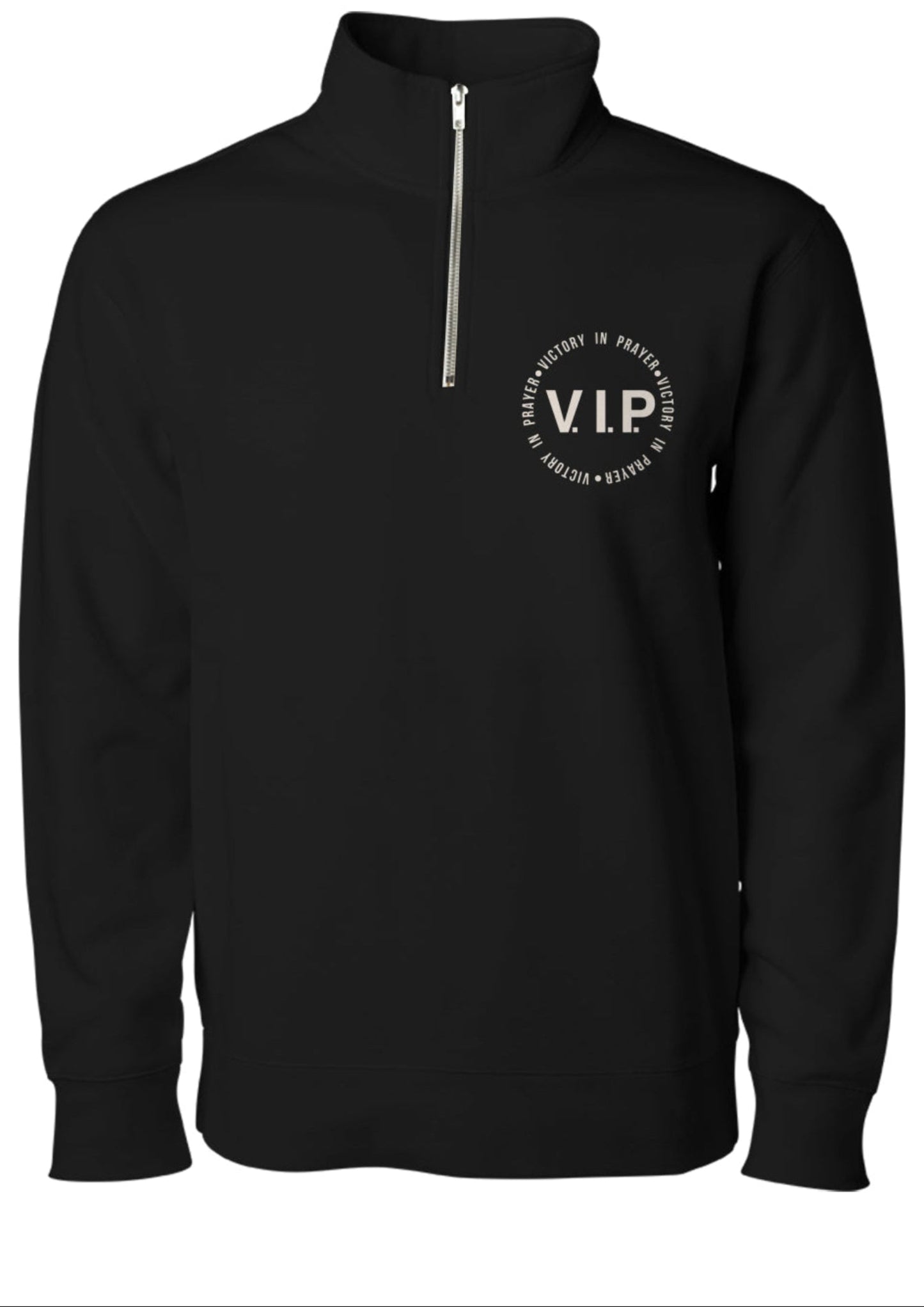 VIP - Victory in Prayer 1/2 Zip Sweater