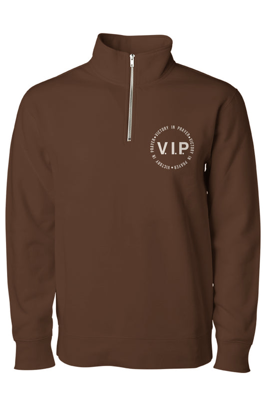 VIP - Victory in Prayer 1/2 Zip Sweater