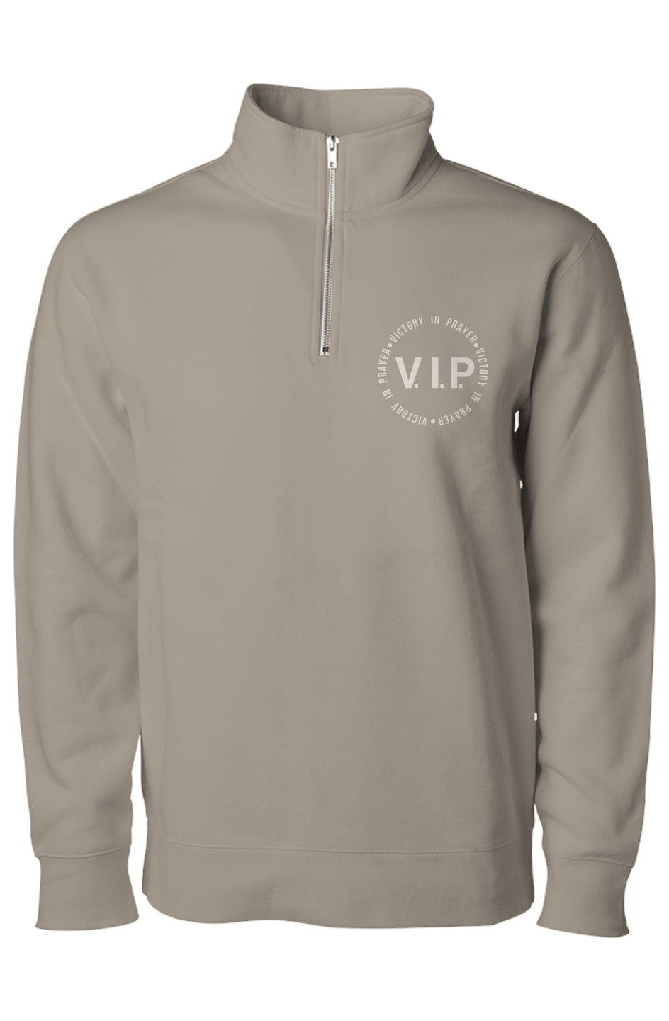 VIP - Victory in Prayer 1/2 Zip Sweater