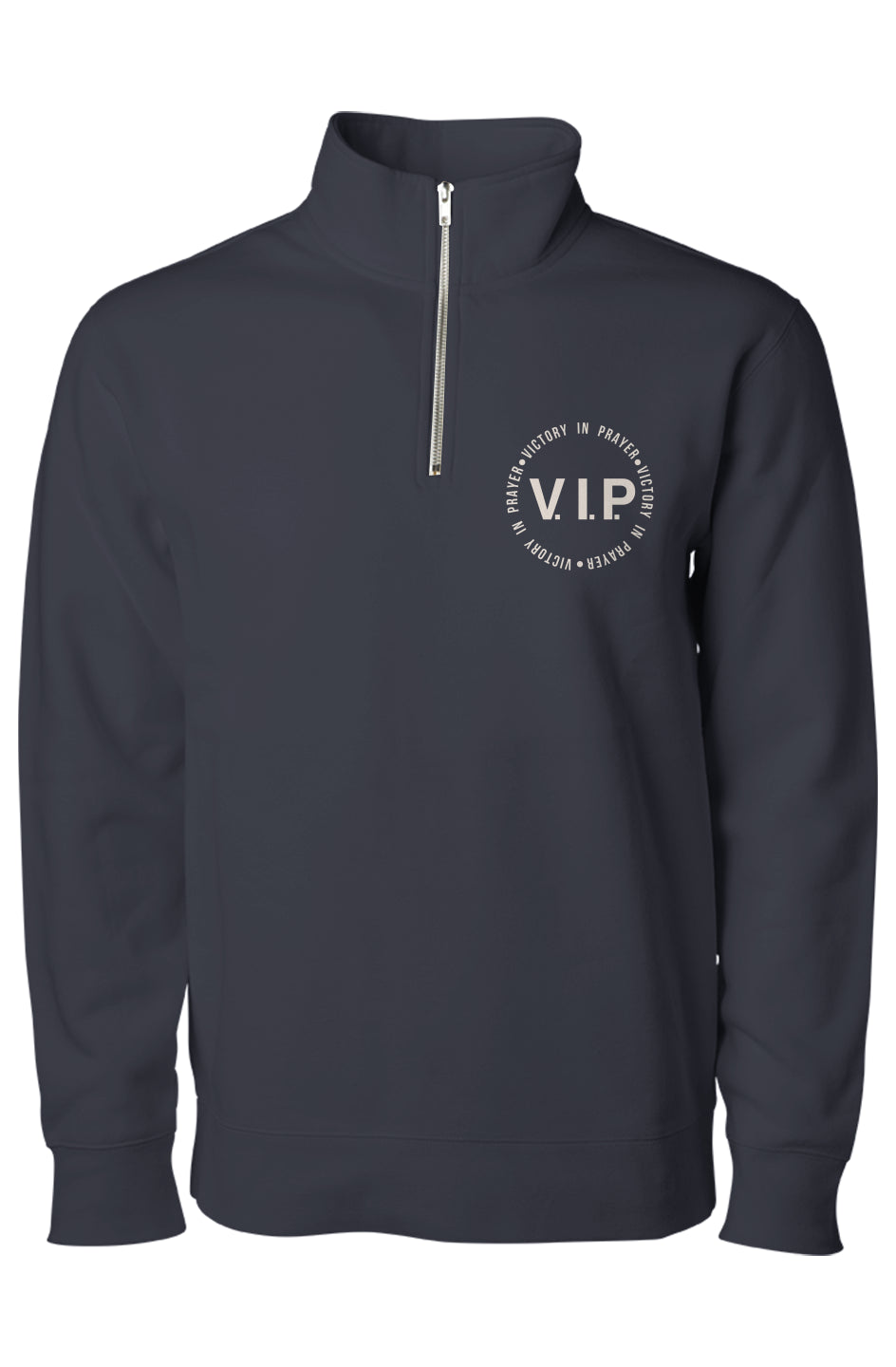 VIP - Victory in Prayer 1/2 Zip Sweater