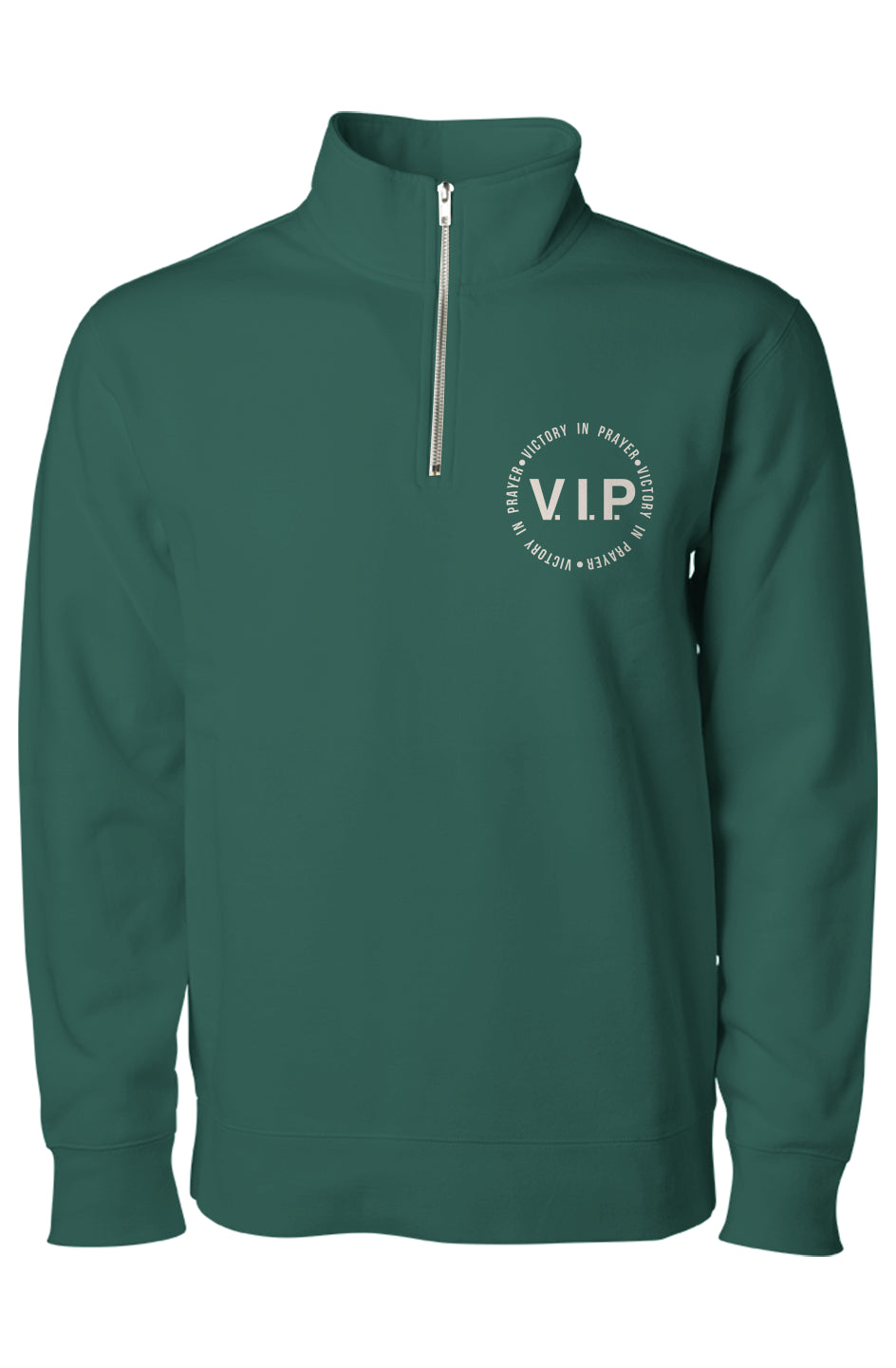 VIP - Victory in Prayer 1/2 Zip Sweater