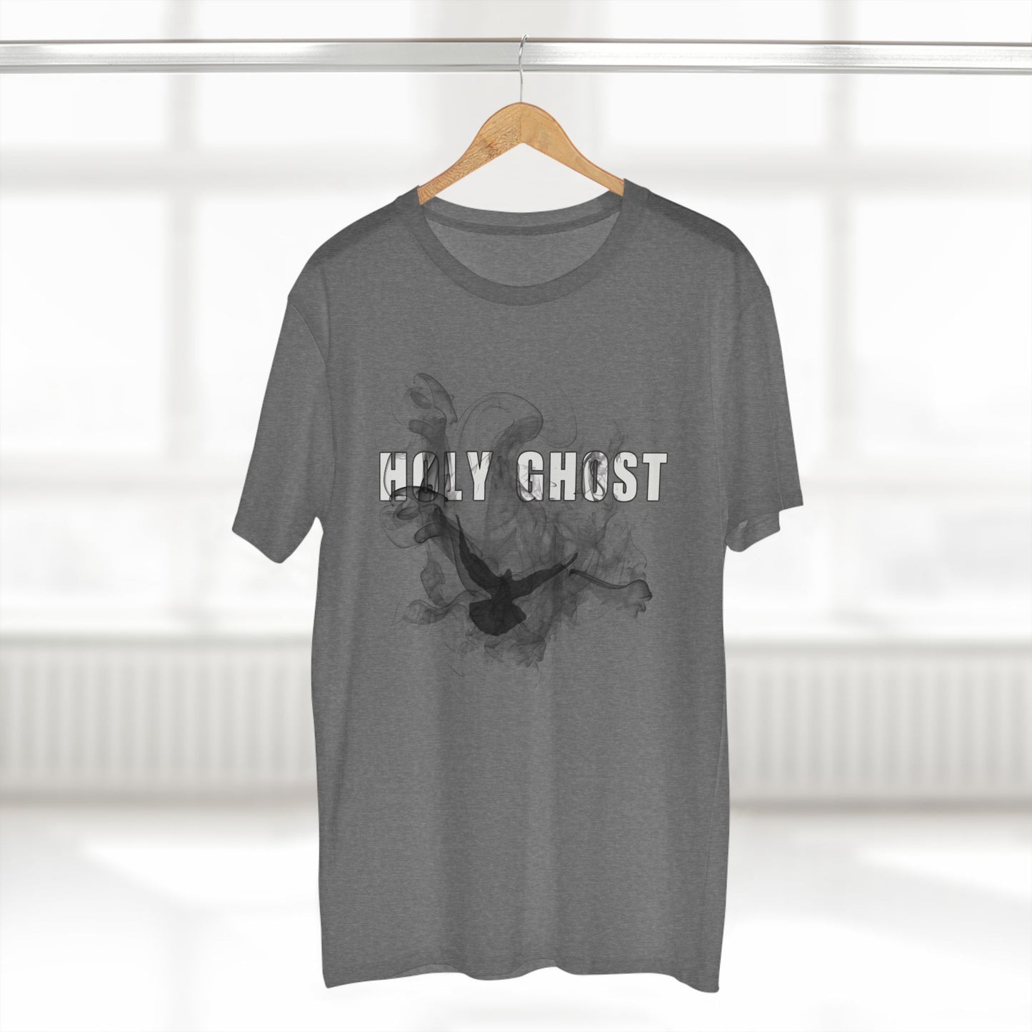 Holy Ghost Smoke T-Shirt (Black) – Bold Christian Streetwear Faith Tee