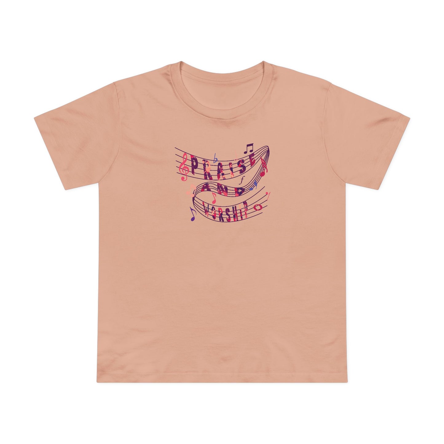 “Praise and Worship” T-Shirt - Pink