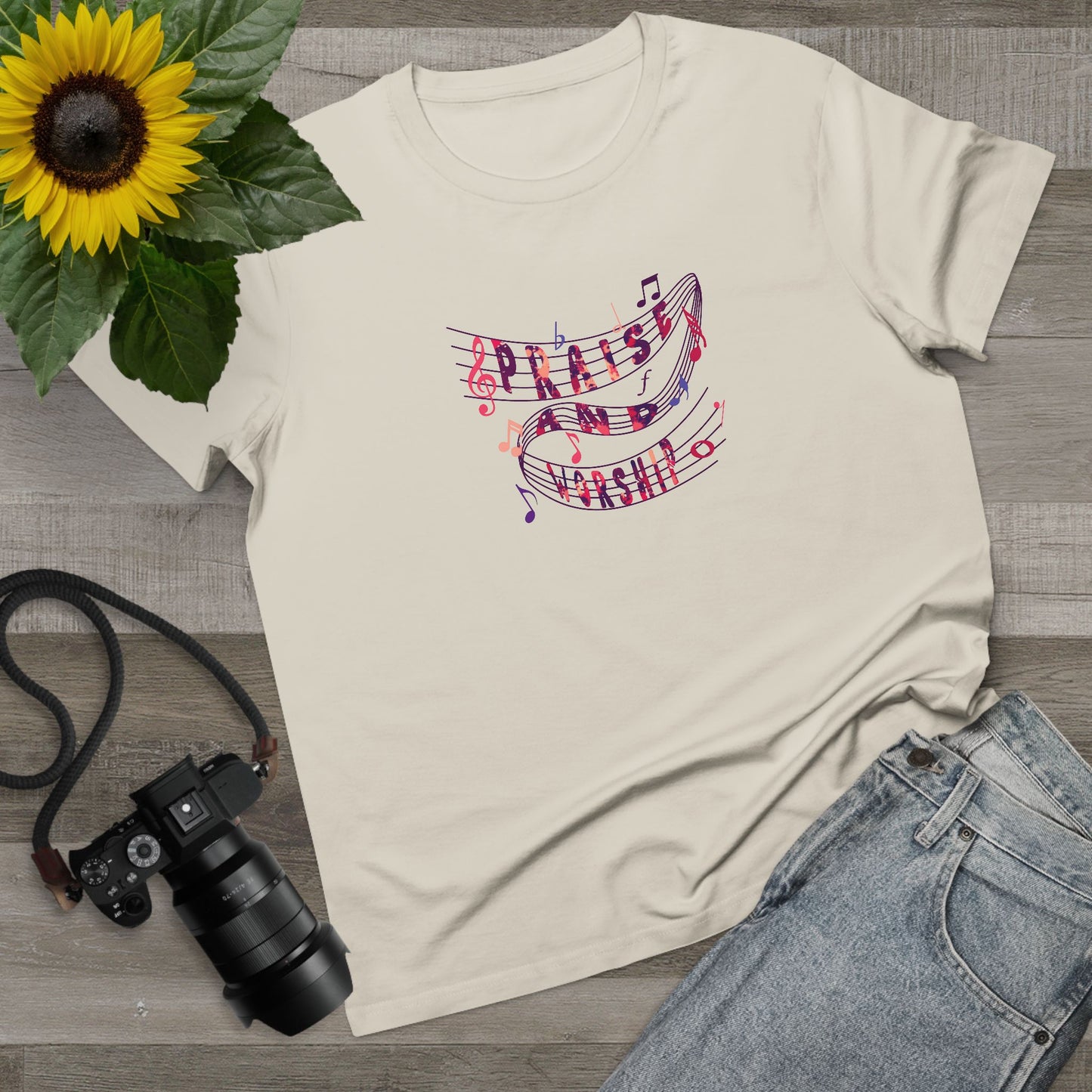 “Praise and Worship” T-Shirt - Pink